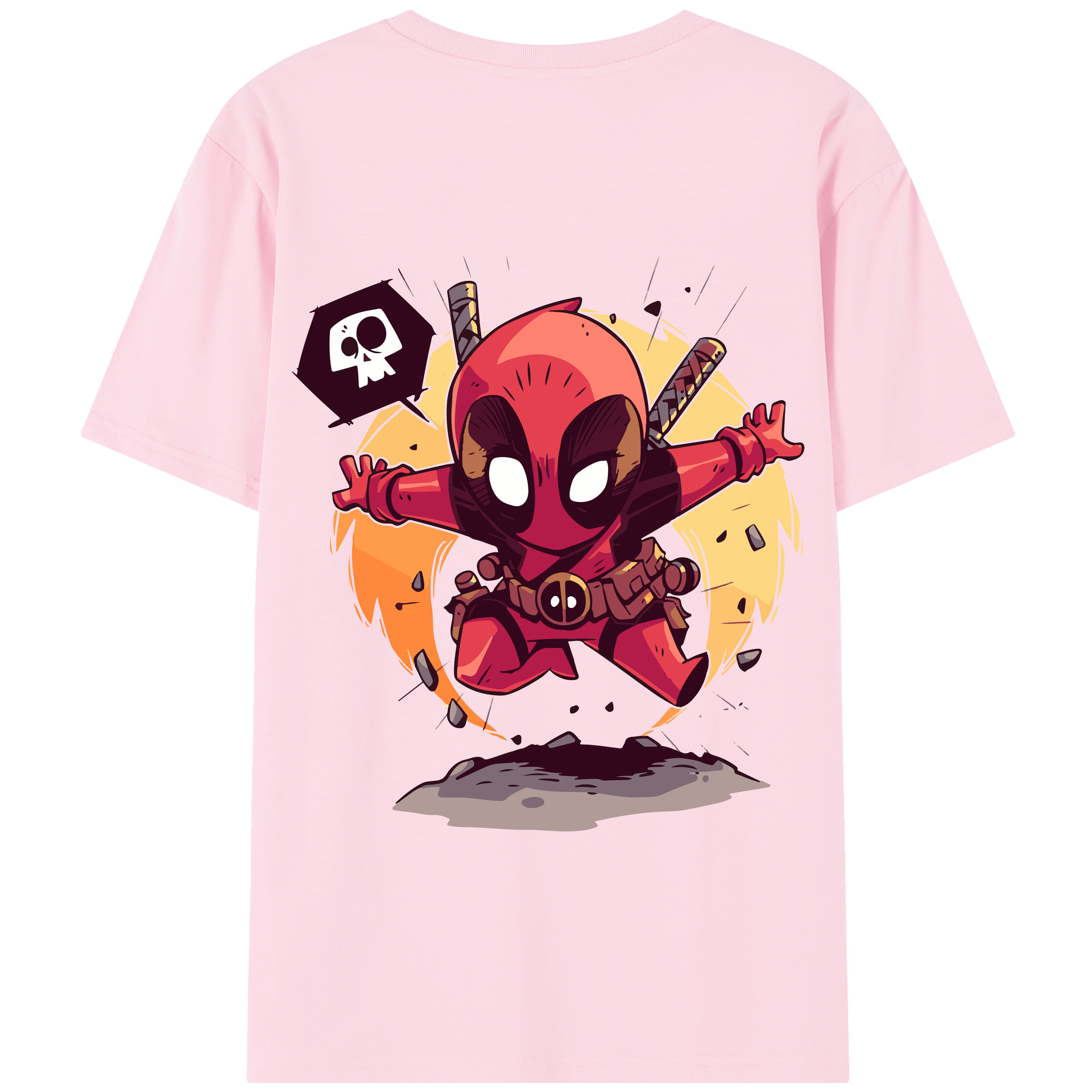 （画像用） アベンジャーズ The Avengers 綿100％半袖Tシャツ（背面プリント）