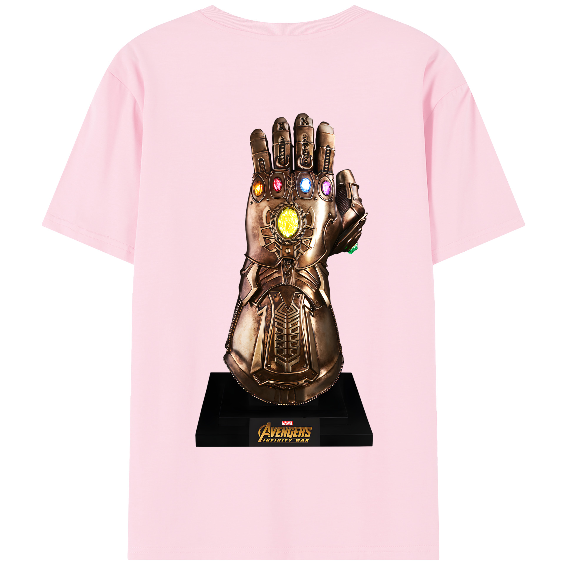 （画像用） アベンジャーズ The Avengers 綿100％半袖Tシャツ（背面プリント）