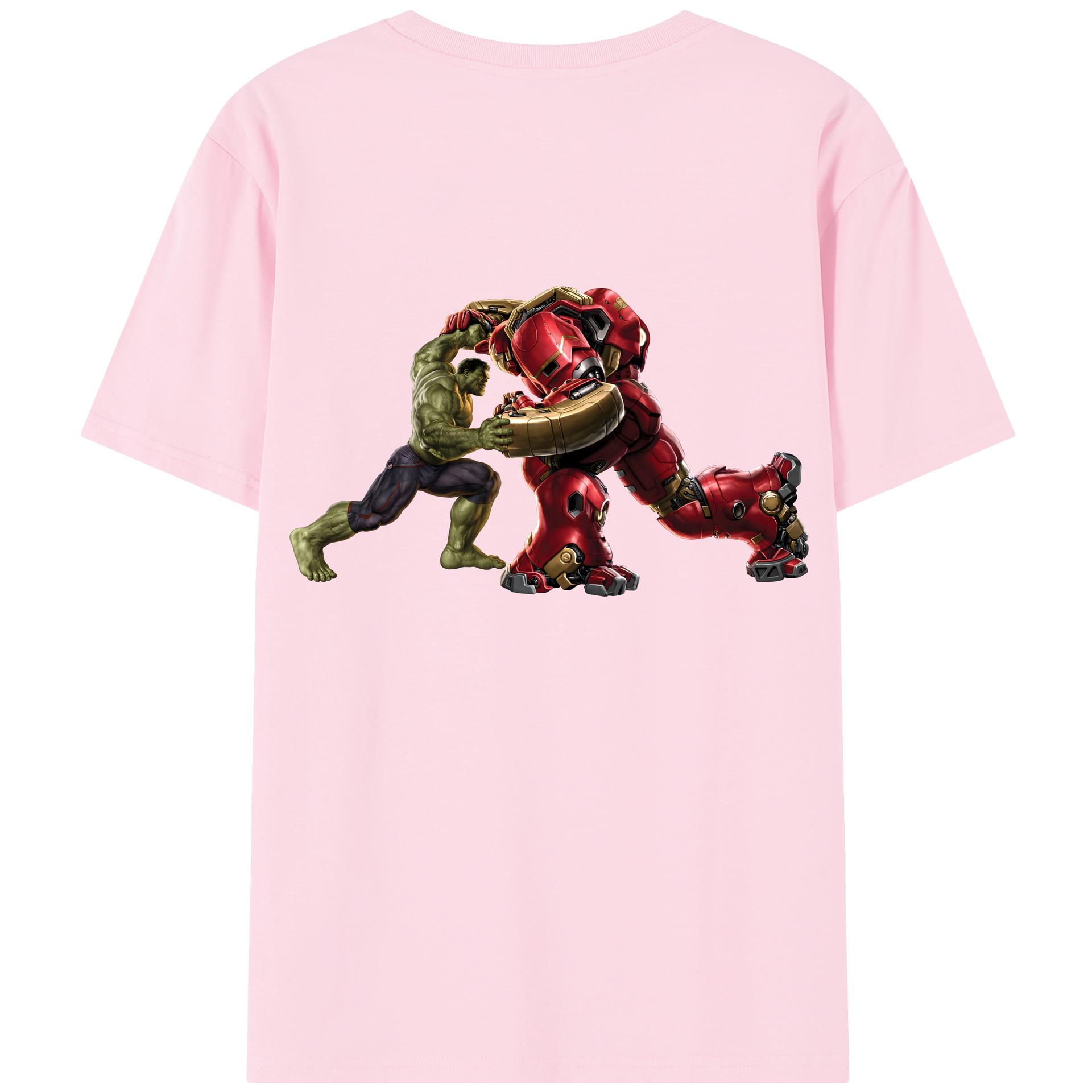 （画像用） アベンジャーズ The Avengers 綿100％半袖Tシャツ（背面プリント）