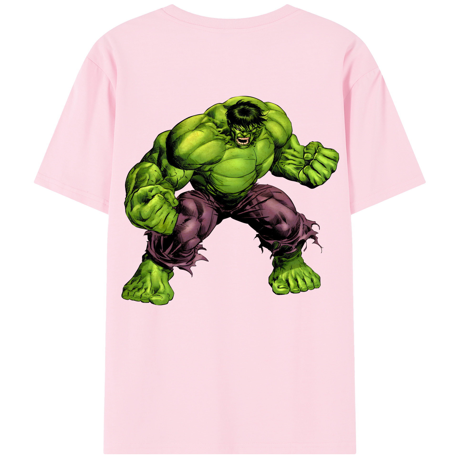 （画像用） アベンジャーズ The Avengers 綿100％半袖Tシャツ（背面プリント）