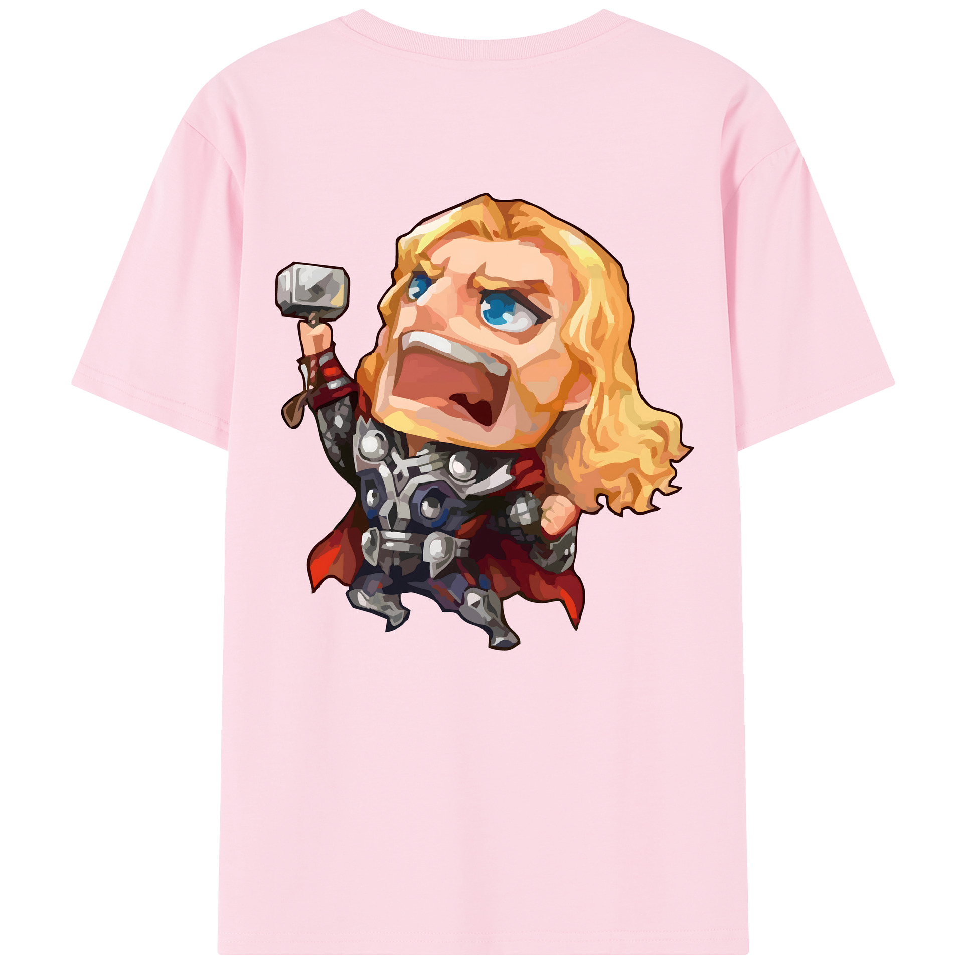 （画像用） アベンジャーズ The Avengers 綿100％半袖Tシャツ（背面プリント）