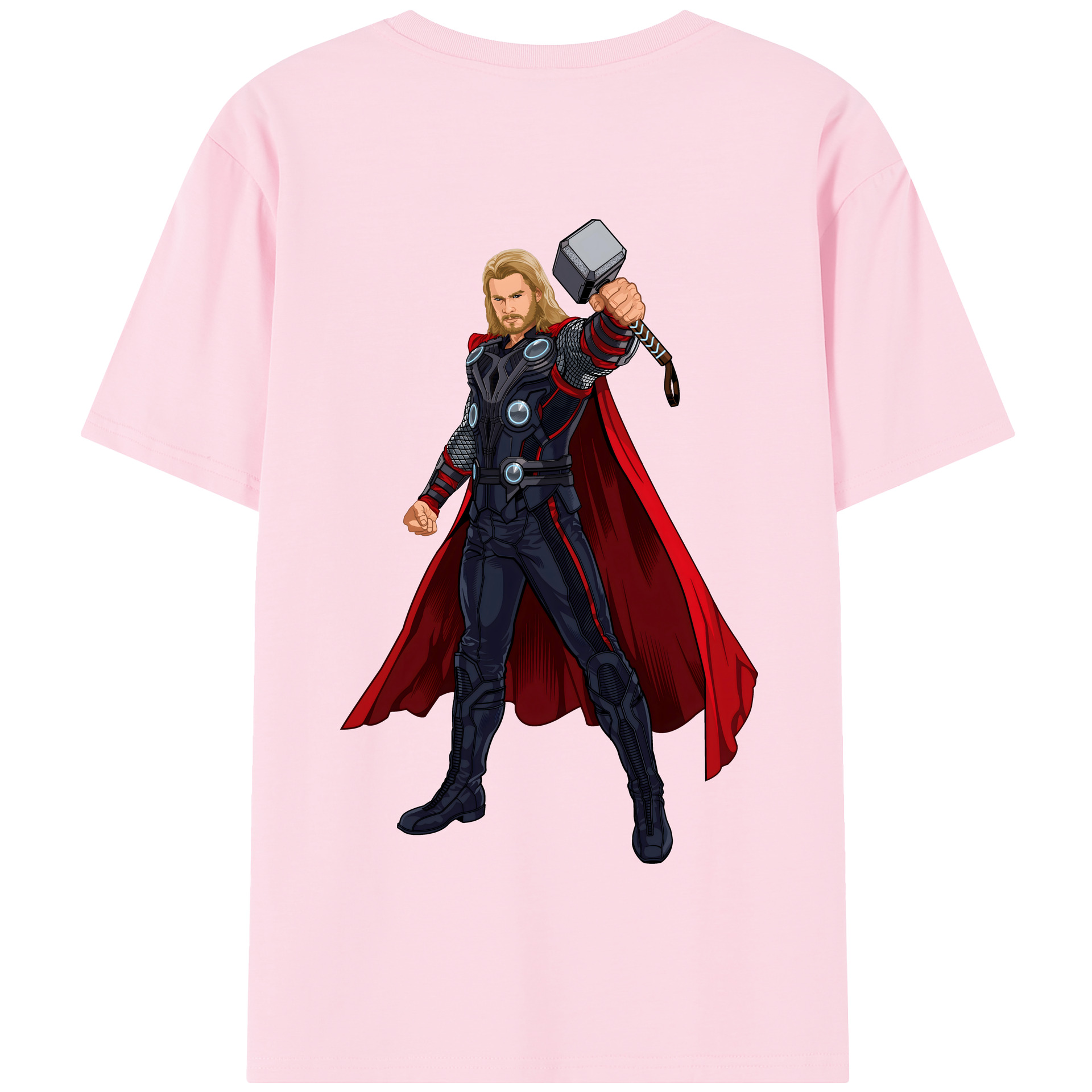 （画像用） アベンジャーズ The Avengers 綿100％半袖Tシャツ（背面プリント）