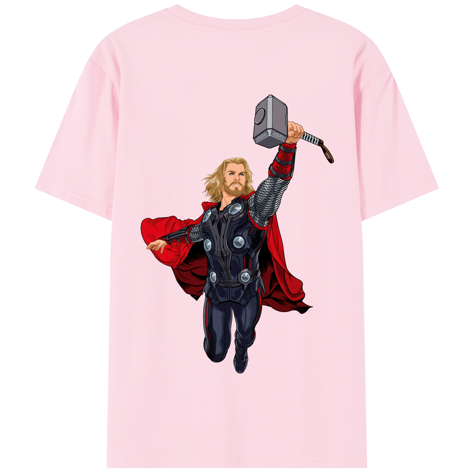 （画像用） アベンジャーズ The Avengers 綿100％半袖Tシャツ（背面プリント）