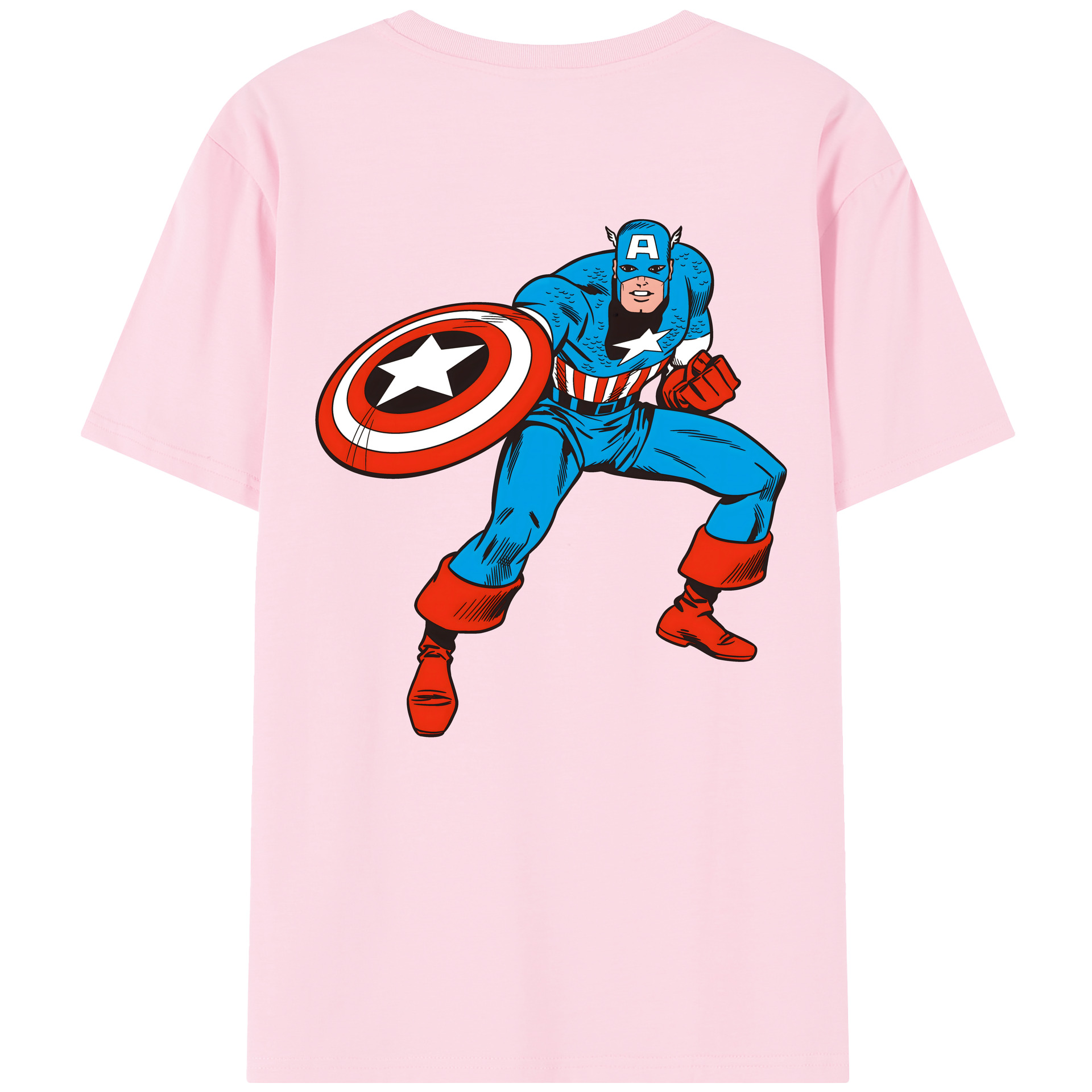 （画像用） アベンジャーズ The Avengers 綿100％半袖Tシャツ（背面プリント）