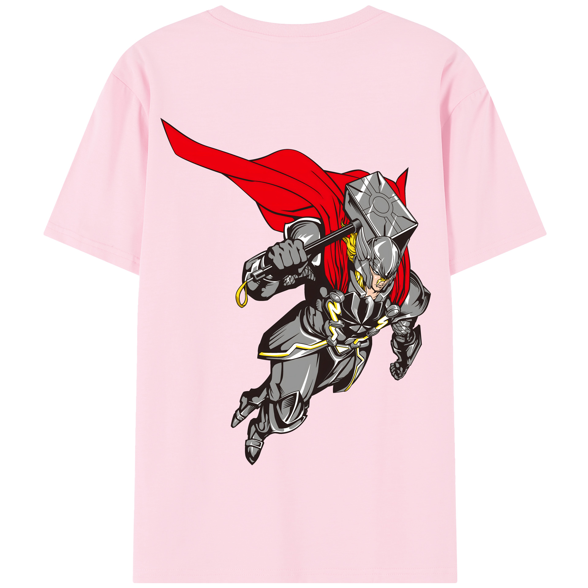 （画像用） アベンジャーズ The Avengers 綿100％半袖Tシャツ（背面プリント）