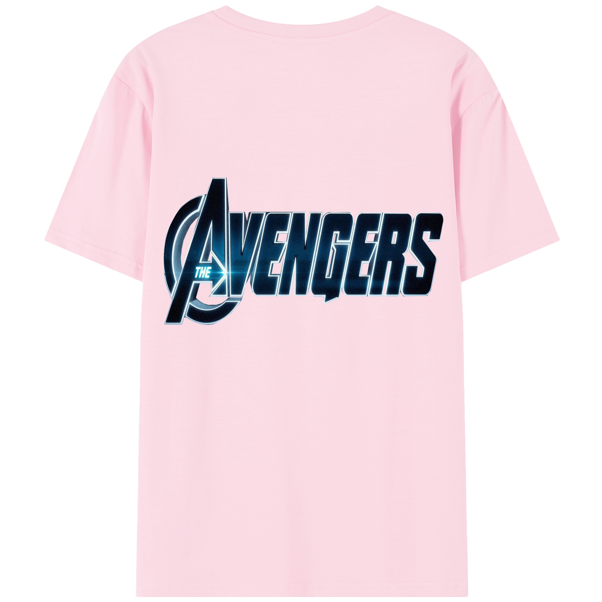 （画像用） アベンジャーズ The Avengers 綿100％半袖Tシャツ（背面プリント）
