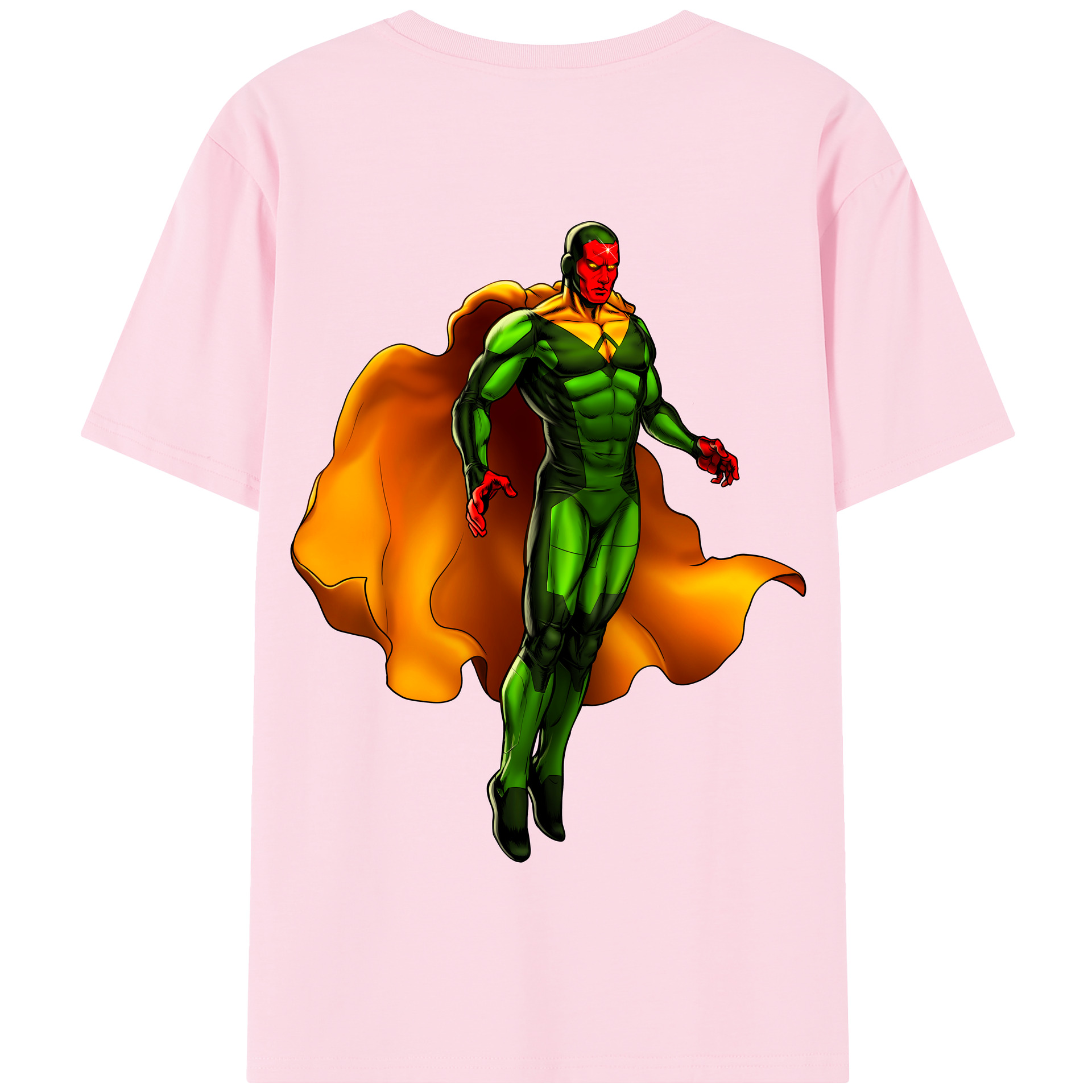 （画像用） アベンジャーズ The Avengers 綿100％半袖Tシャツ（背面プリント）