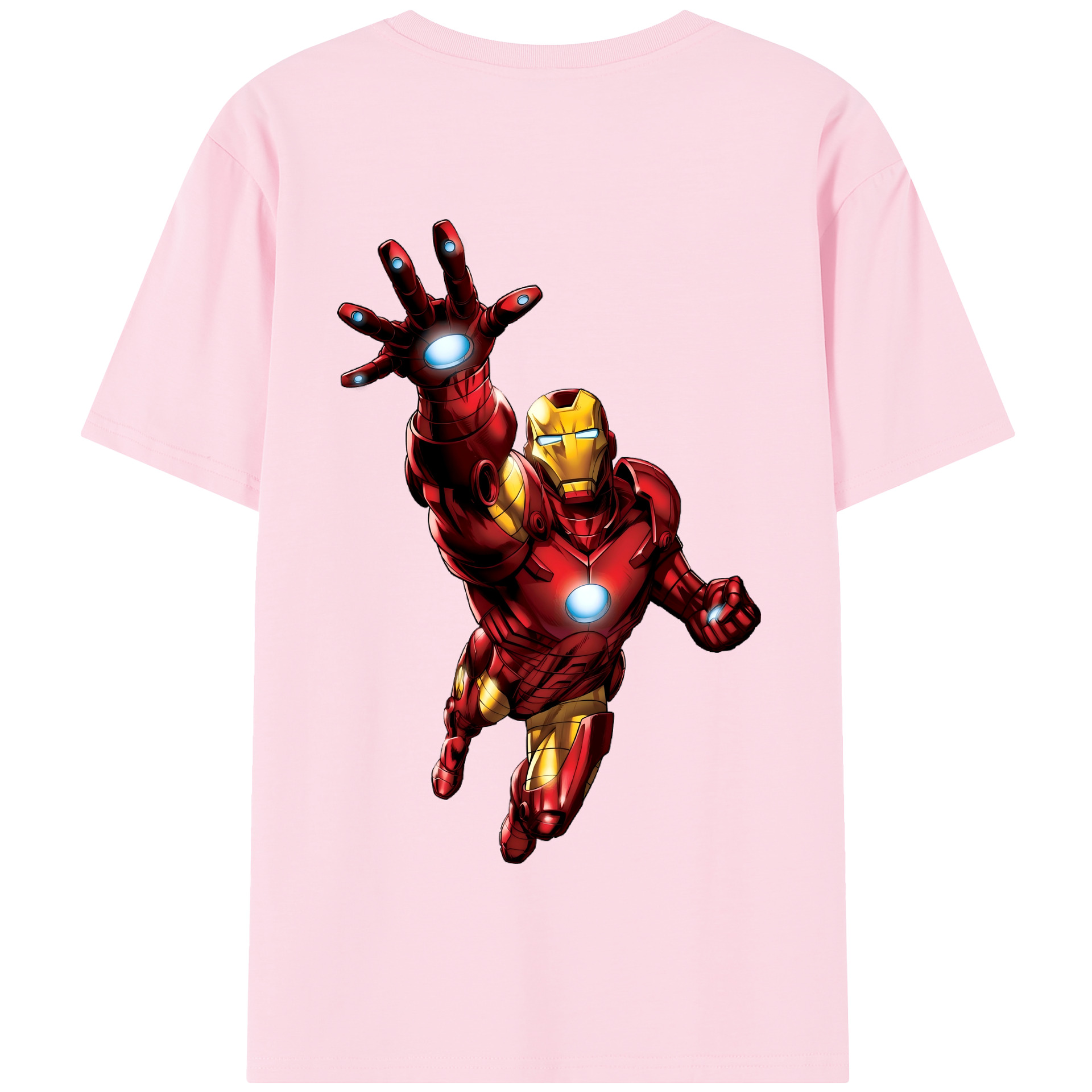 （画像用） アベンジャーズ The Avengers 綿100％半袖Tシャツ（背面プリント）