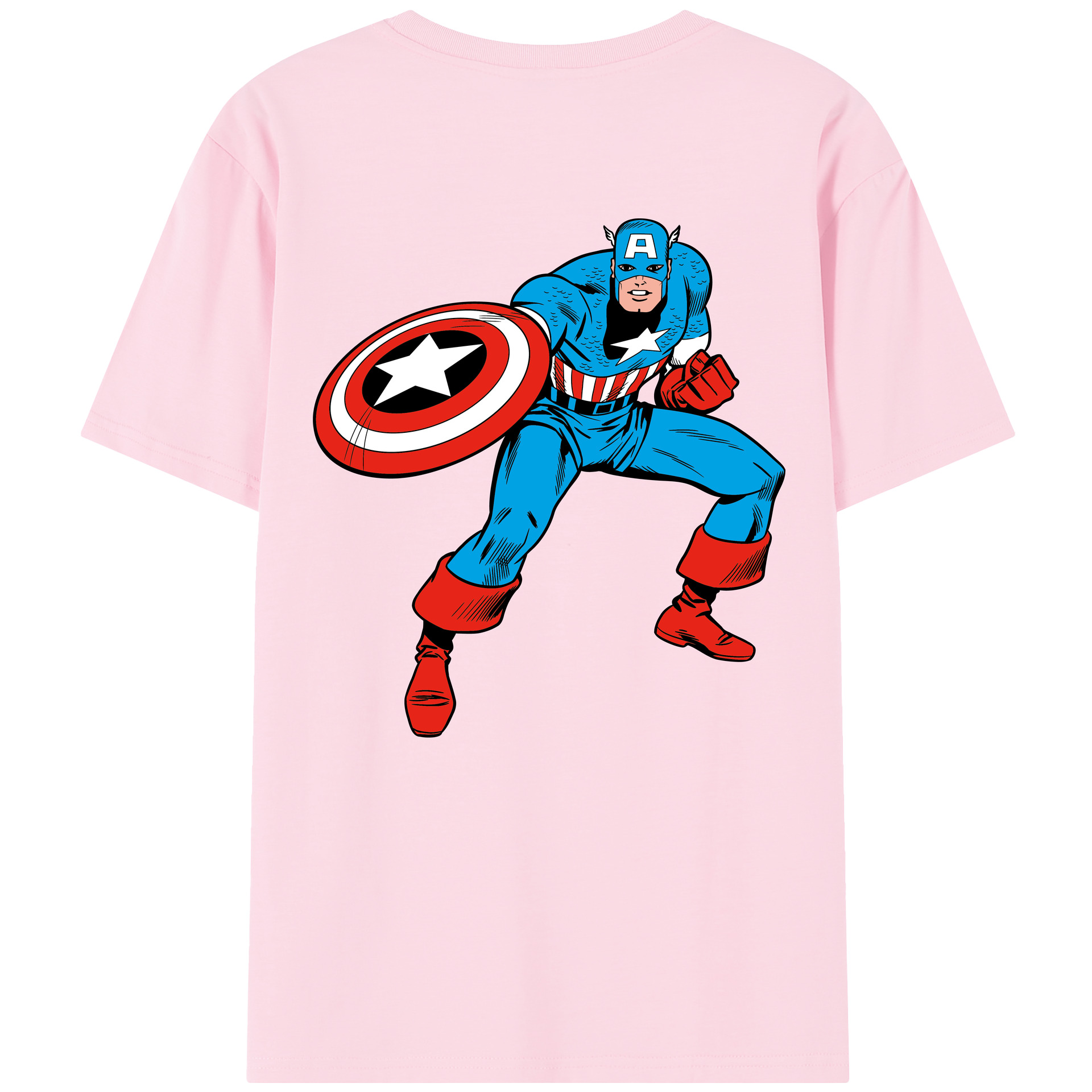 （画像用） アベンジャーズ The Avengers 綿100％半袖Tシャツ（背面プリント）