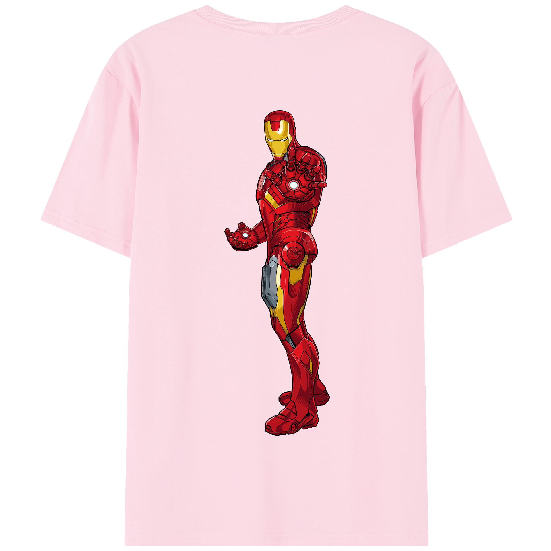 （画像用） アベンジャーズ The Avengers 綿100％半袖Tシャツ（背面プリント）