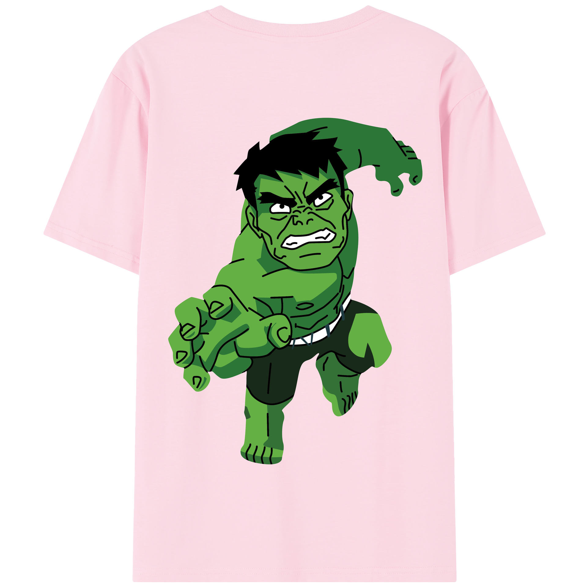 （画像用） アベンジャーズ The Avengers 綿100％半袖Tシャツ（背面プリント）