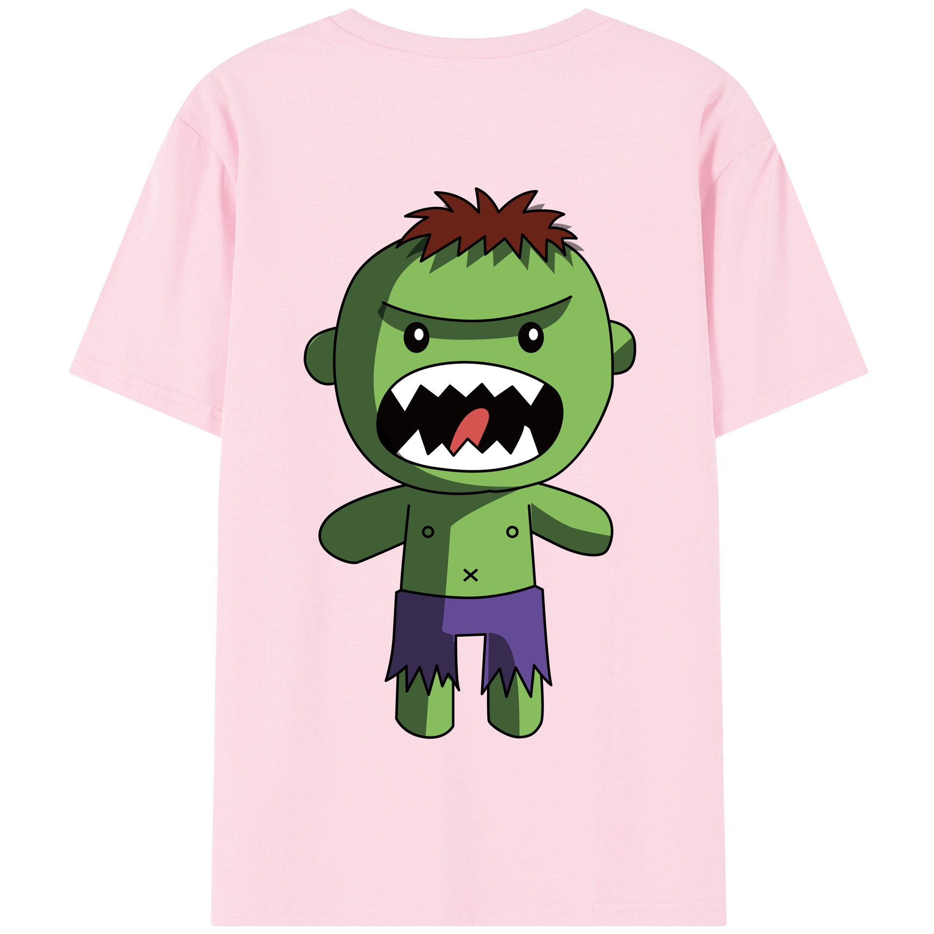 （画像用） アベンジャーズ The Avengers 綿100％半袖Tシャツ（背面プリント）