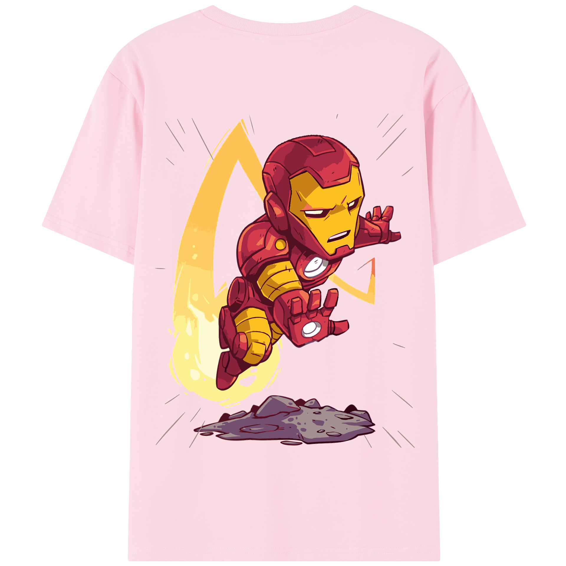 （画像用） アベンジャーズ The Avengers 綿100％半袖Tシャツ（背面プリント）