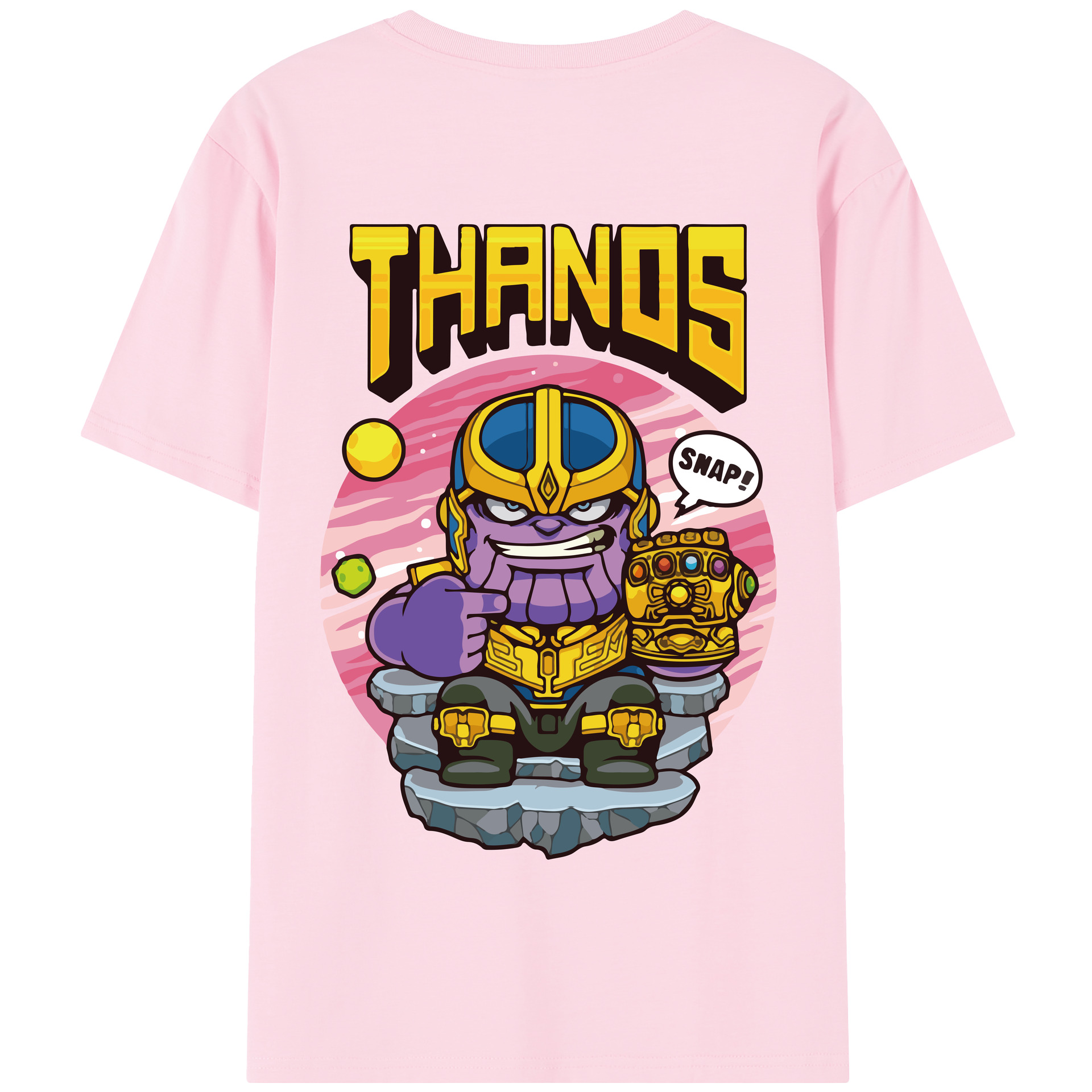 （画像用） アベンジャーズ The Avengers 綿100％半袖Tシャツ（背面プリント）