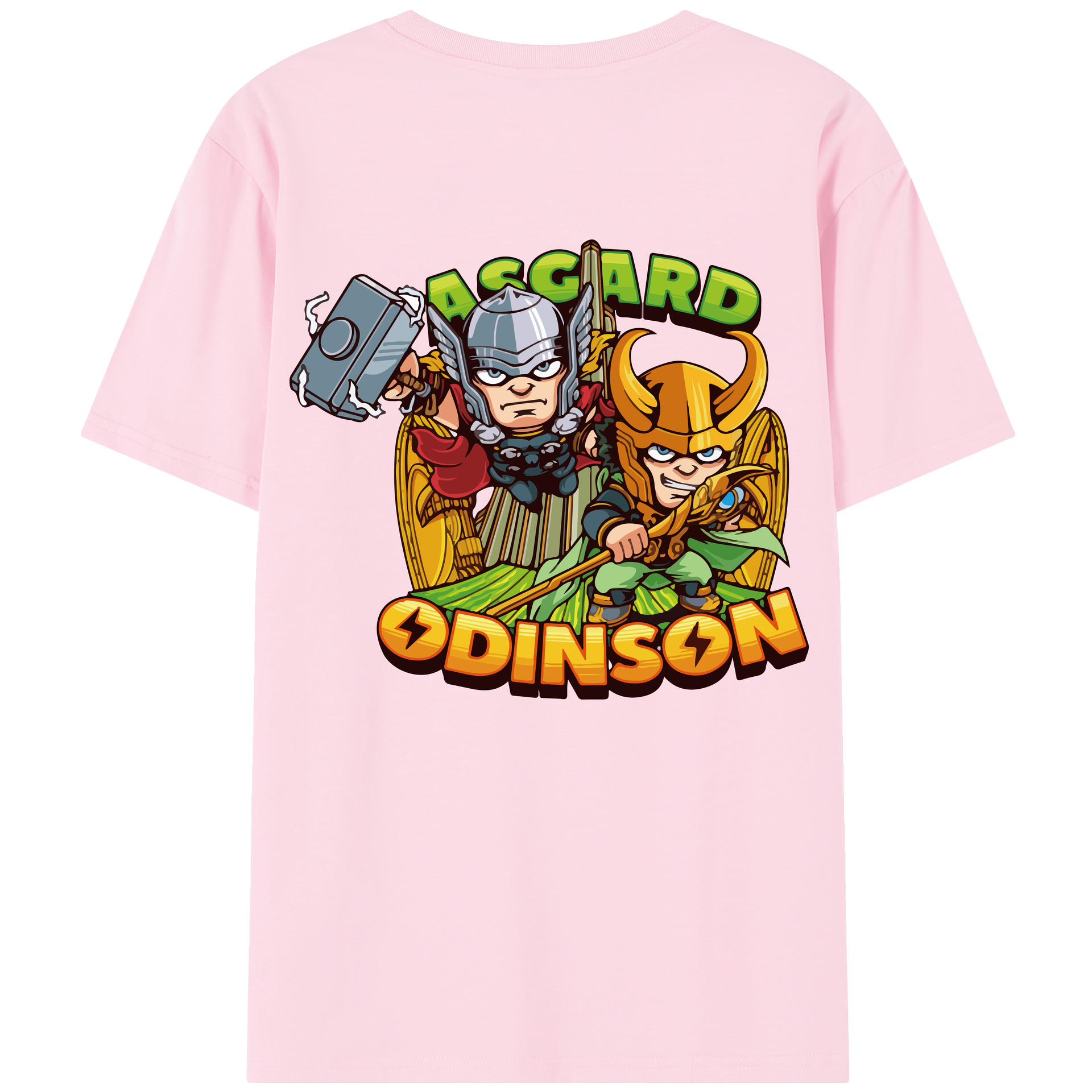 （画像用） アベンジャーズ The Avengers 綿100％半袖Tシャツ（背面プリント）