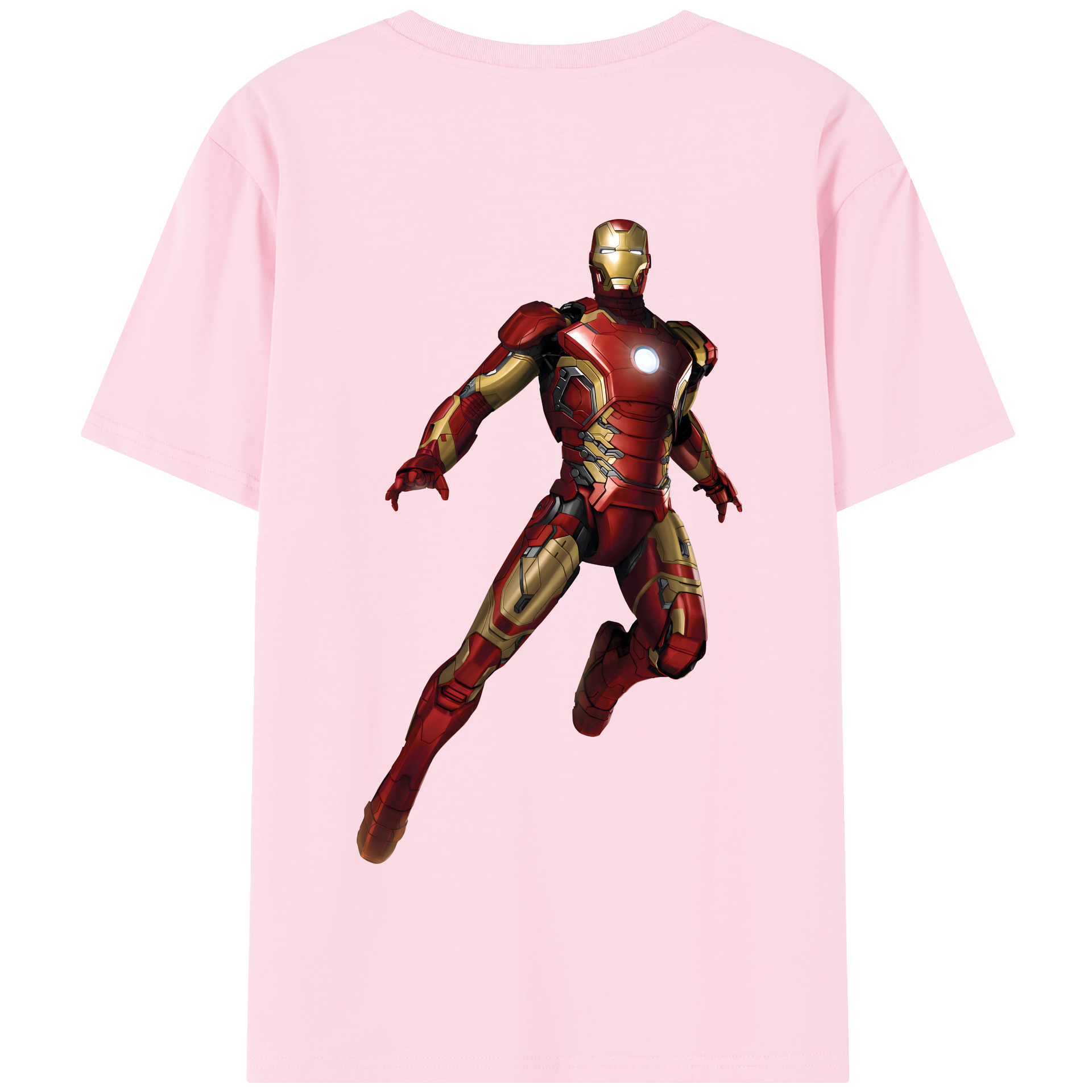 （画像用） アベンジャーズ The Avengers 綿100％半袖Tシャツ（背面プリント）