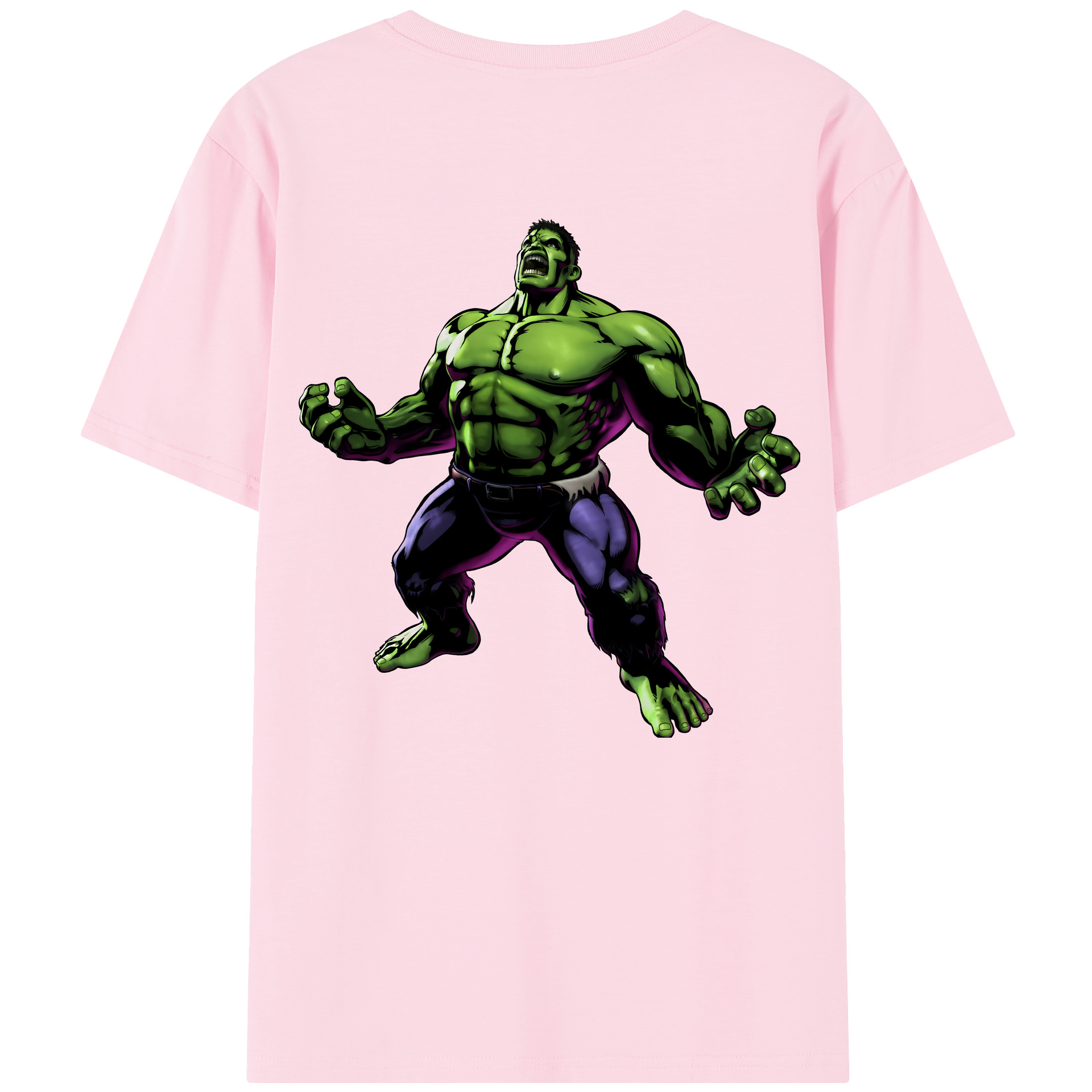 （画像用） アベンジャーズ The Avengers 綿100％半袖Tシャツ（背面プリント）