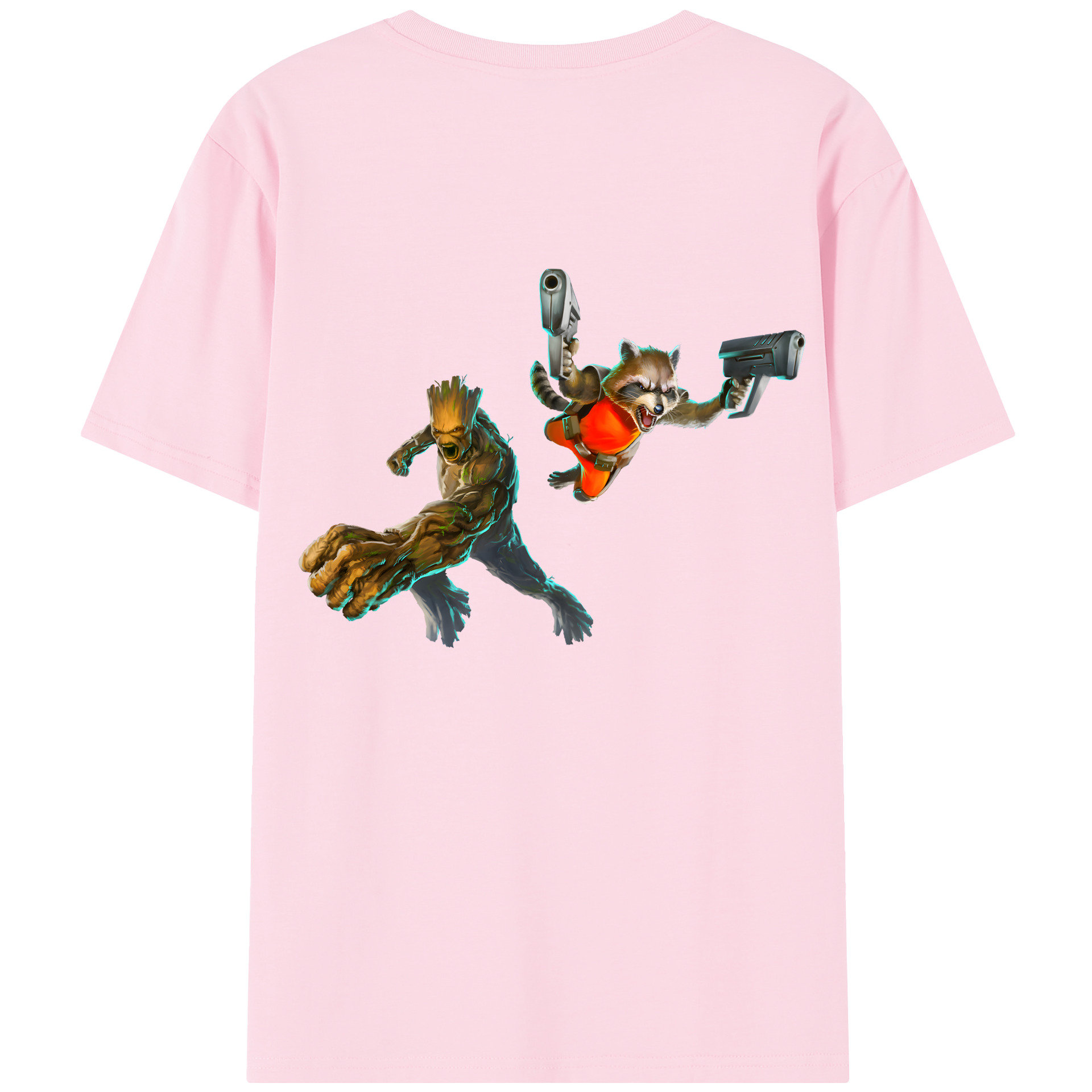 （画像用） アベンジャーズ The Avengers 綿100％半袖Tシャツ（背面プリント）