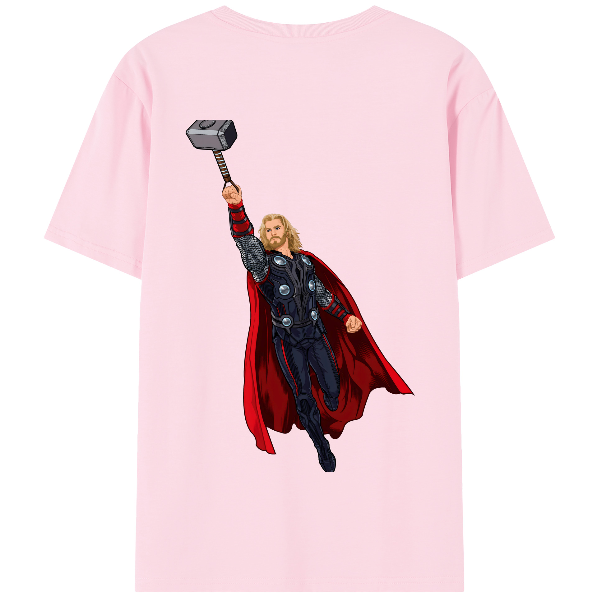 （画像用） アベンジャーズ The Avengers 綿100％半袖Tシャツ（背面プリント）