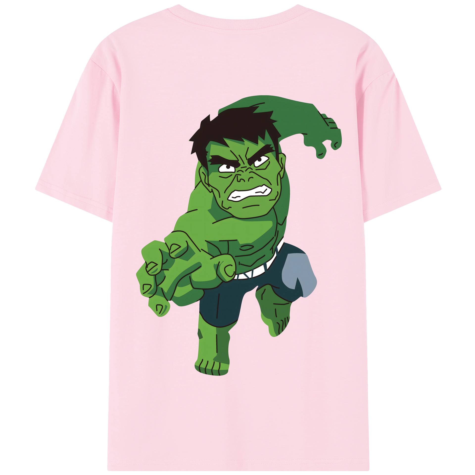 （画像用） アベンジャーズ The Avengers 綿100％半袖Tシャツ（背面プリント）