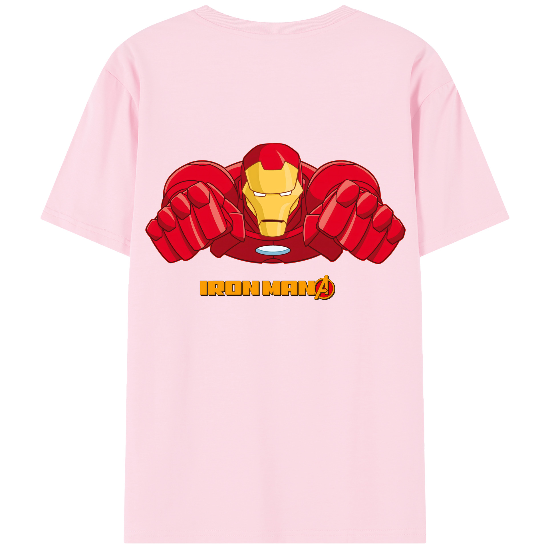 （画像用） アベンジャーズ The Avengers 綿100％半袖Tシャツ（背面プリント）