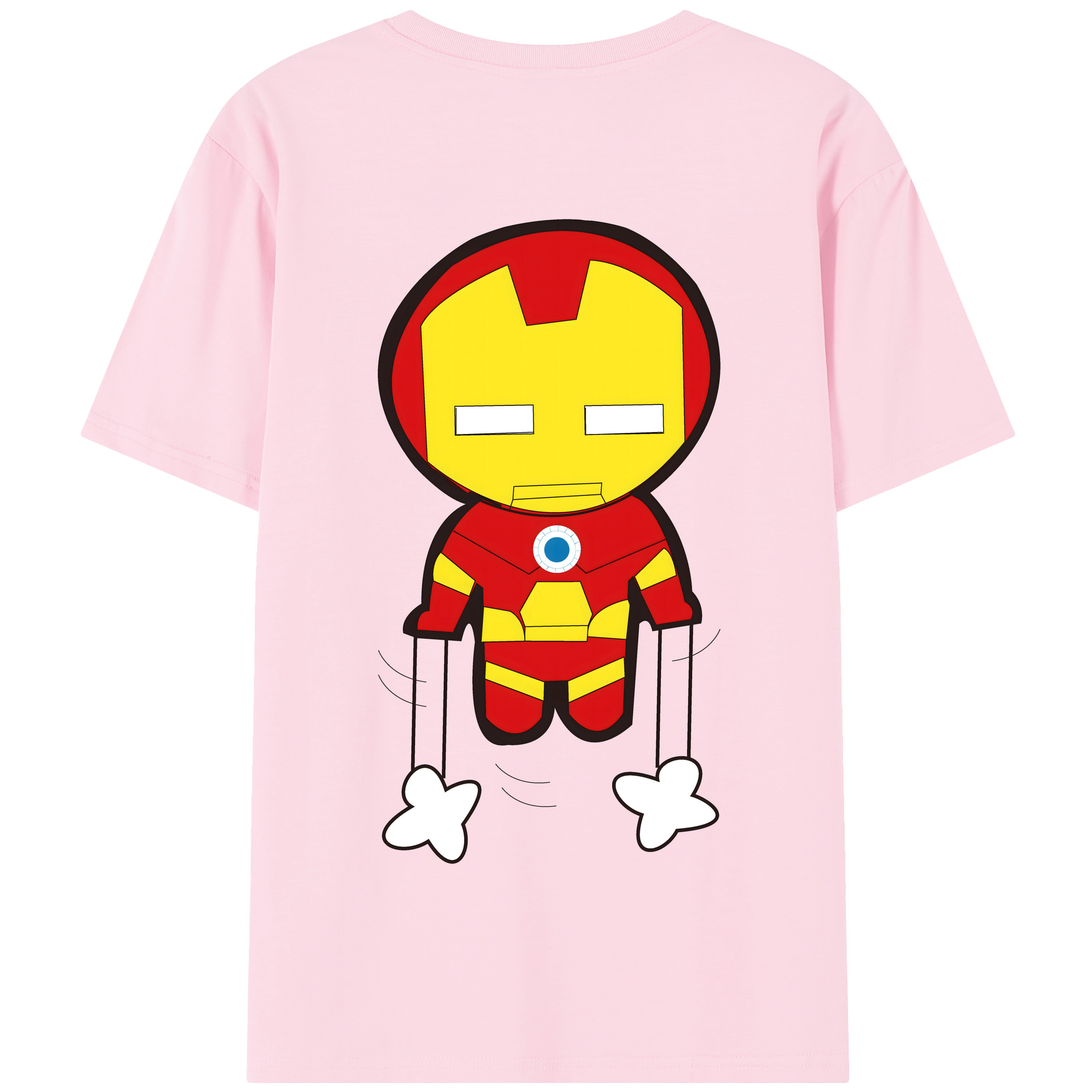 （画像用） アベンジャーズ The Avengers 綿100％半袖Tシャツ（背面プリント）