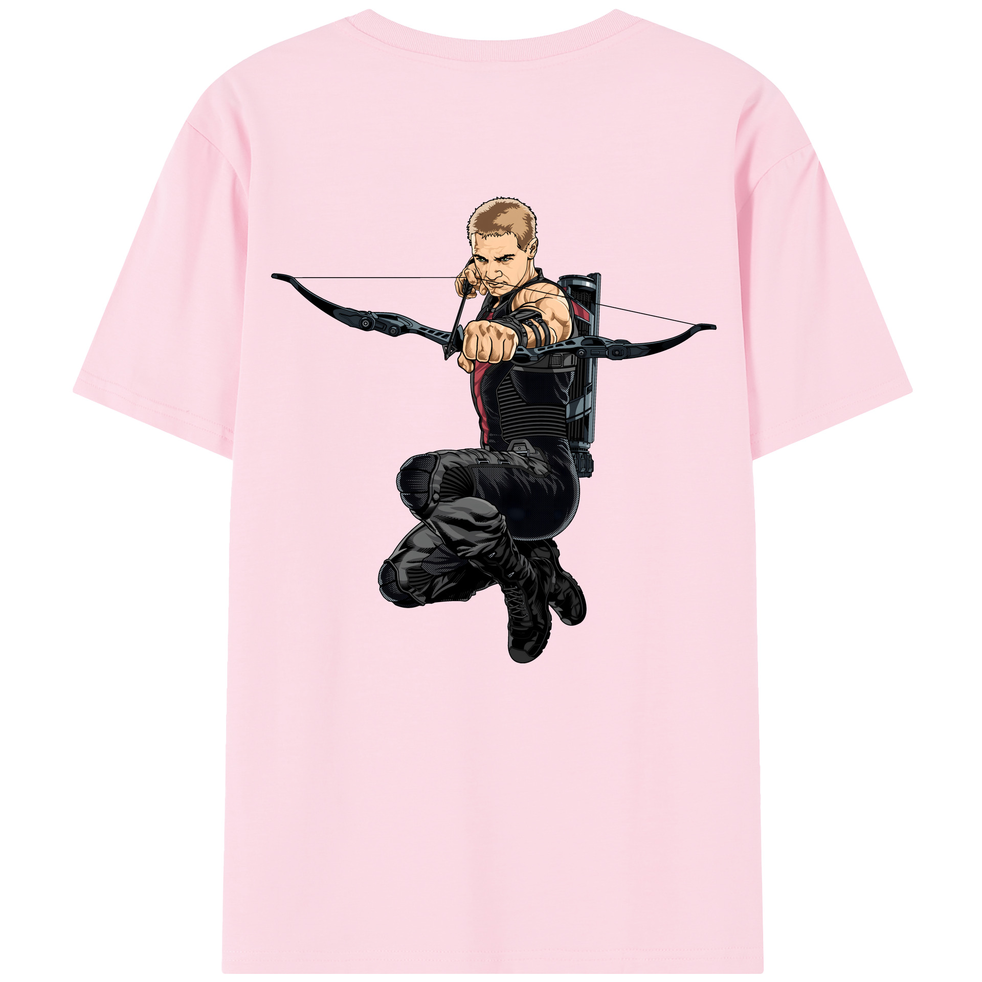 （画像用） アベンジャーズ The Avengers 綿100％半袖Tシャツ（背面プリント）