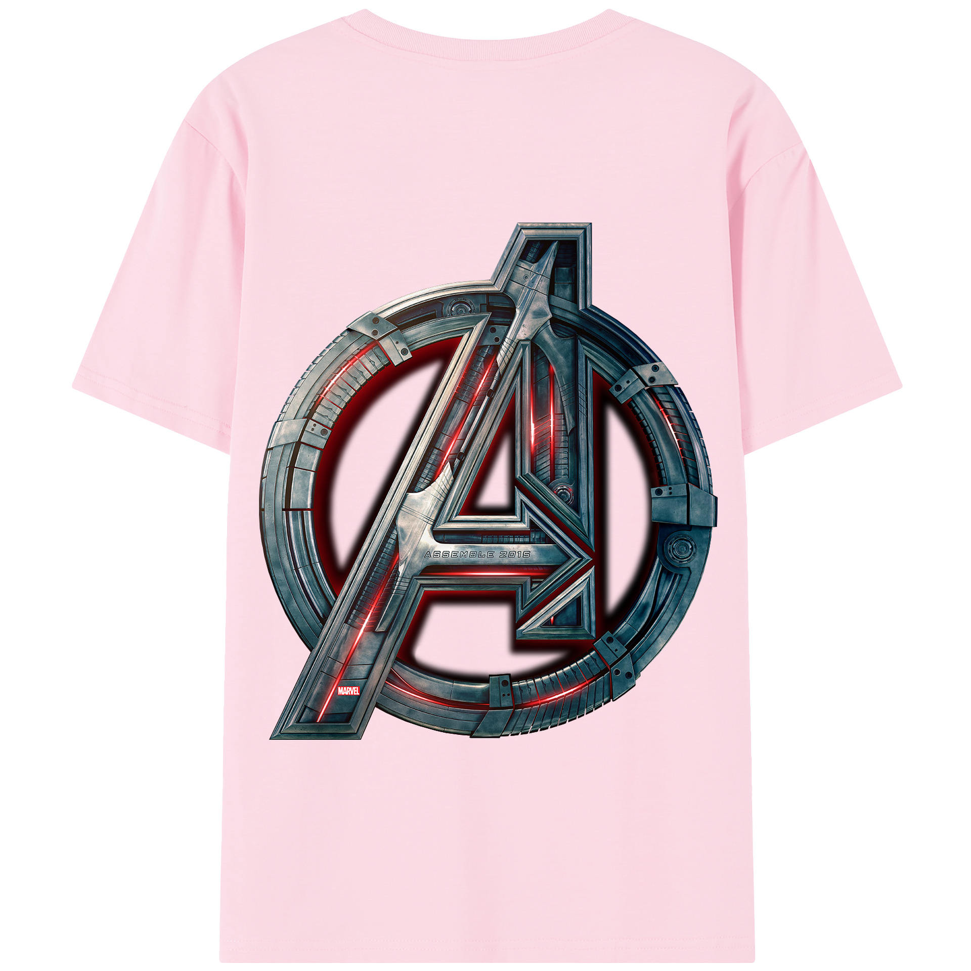 （画像用） アベンジャーズ The Avengers 綿100％半袖Tシャツ（背面プリント）