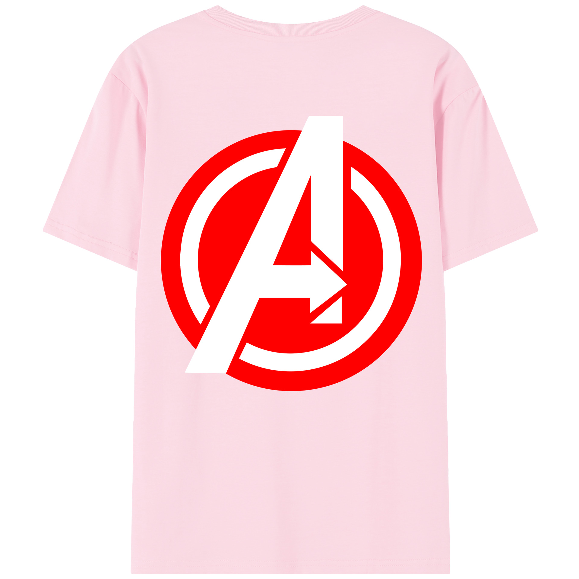 （画像用） アベンジャーズ The Avengers 綿100％半袖Tシャツ（背面プリント）