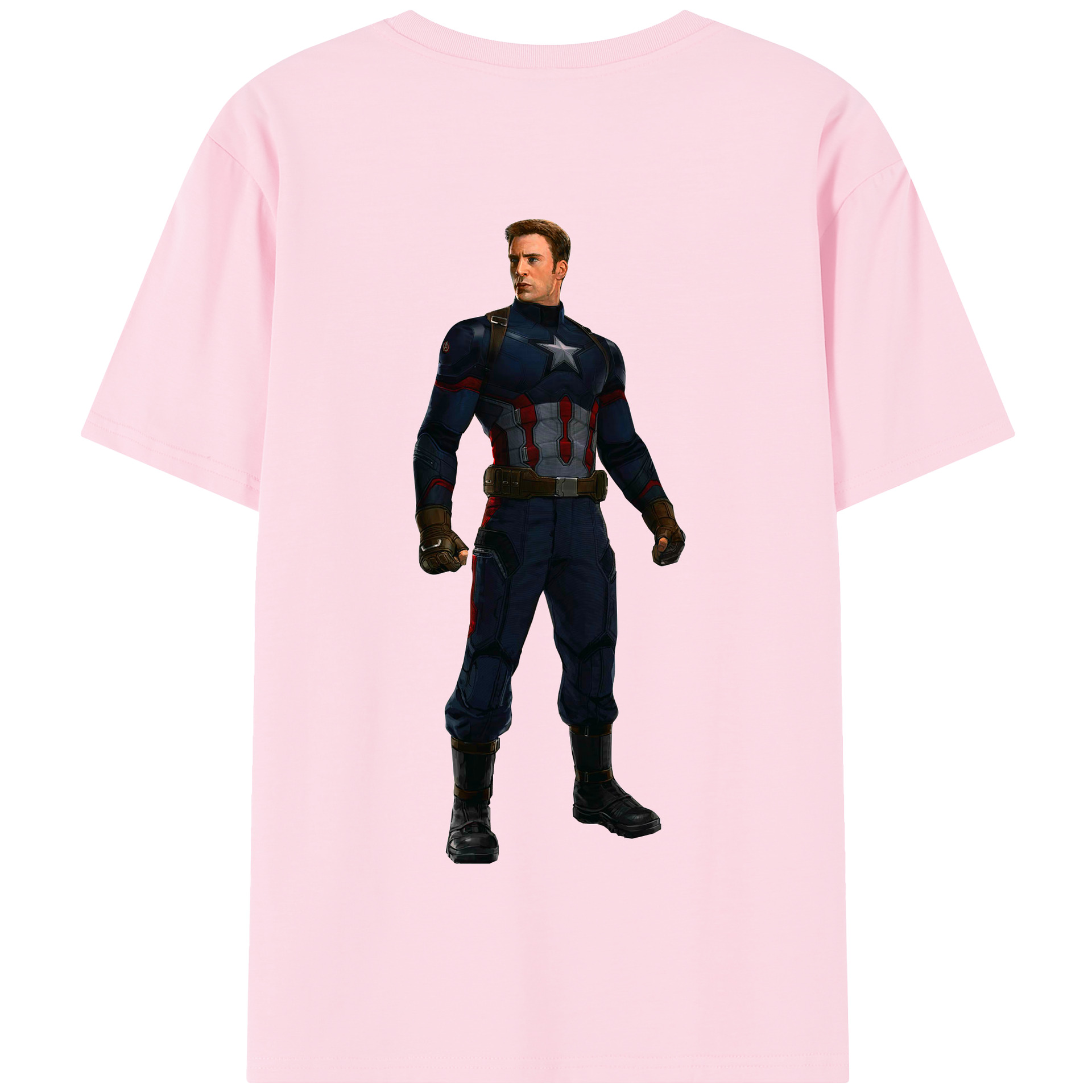 （画像用） アベンジャーズ The Avengers 綿100％半袖Tシャツ（背面プリント）