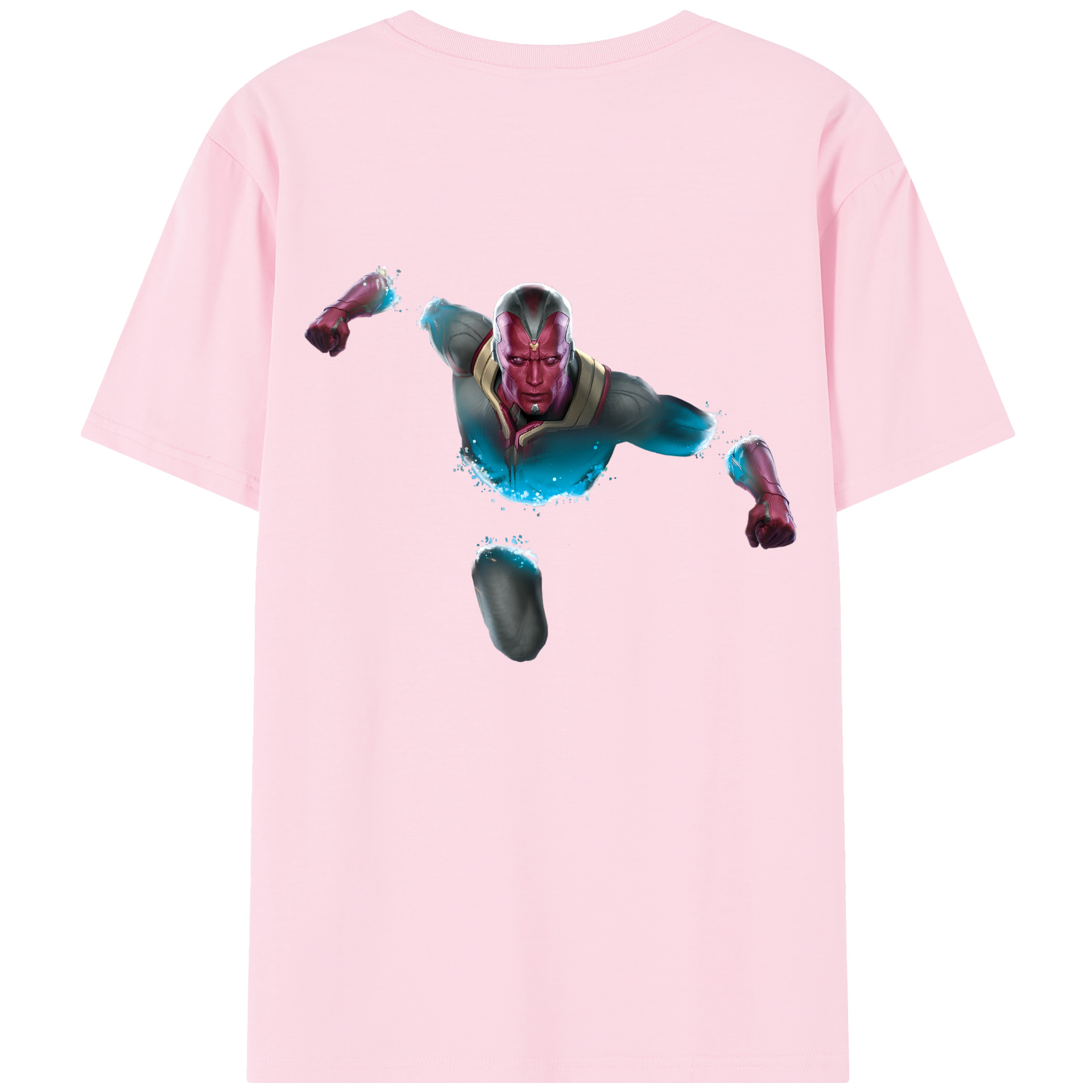 （画像用） アベンジャーズ The Avengers 綿100％半袖Tシャツ（背面プリント）