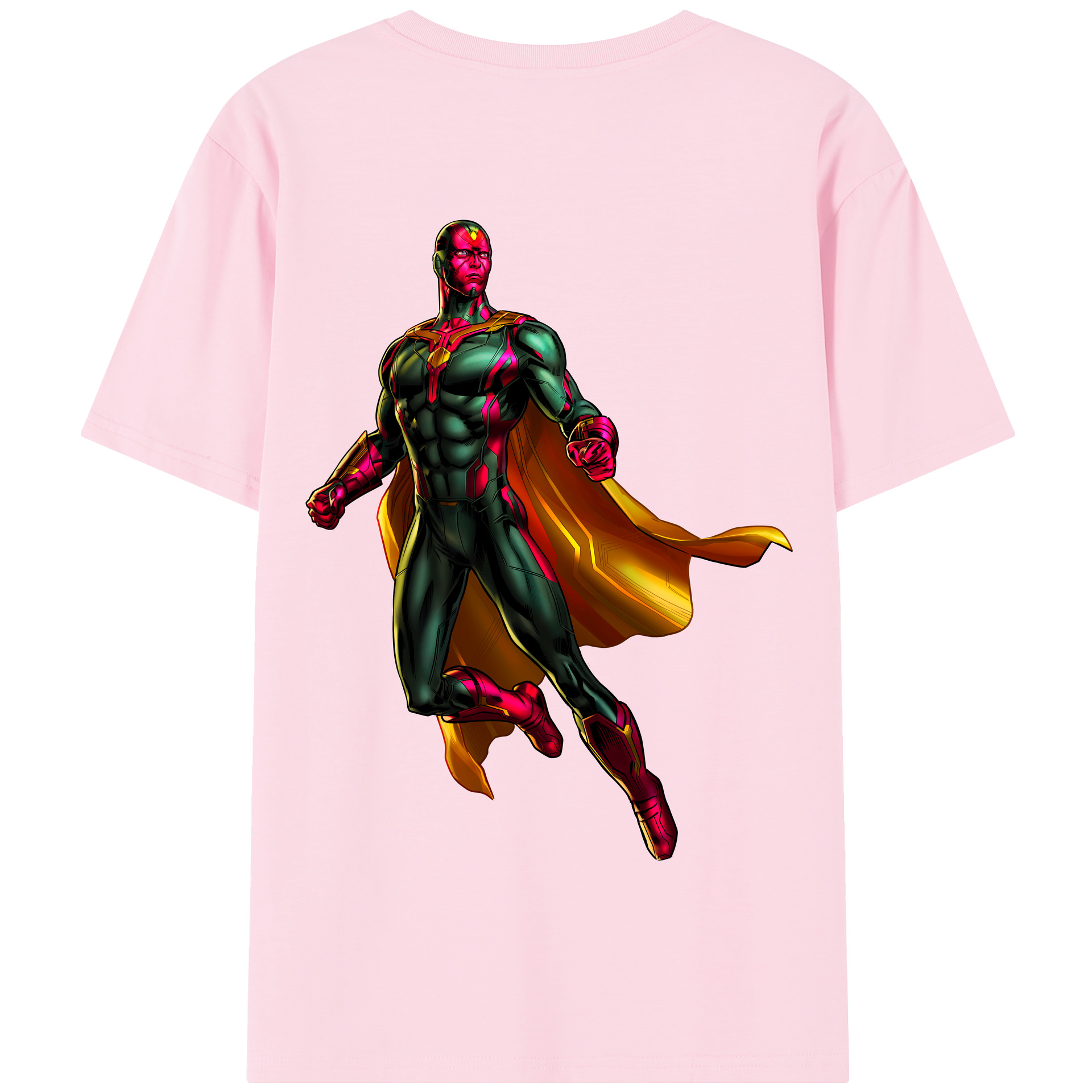 （画像用） アベンジャーズ The Avengers 綿100％半袖Tシャツ（背面プリント）