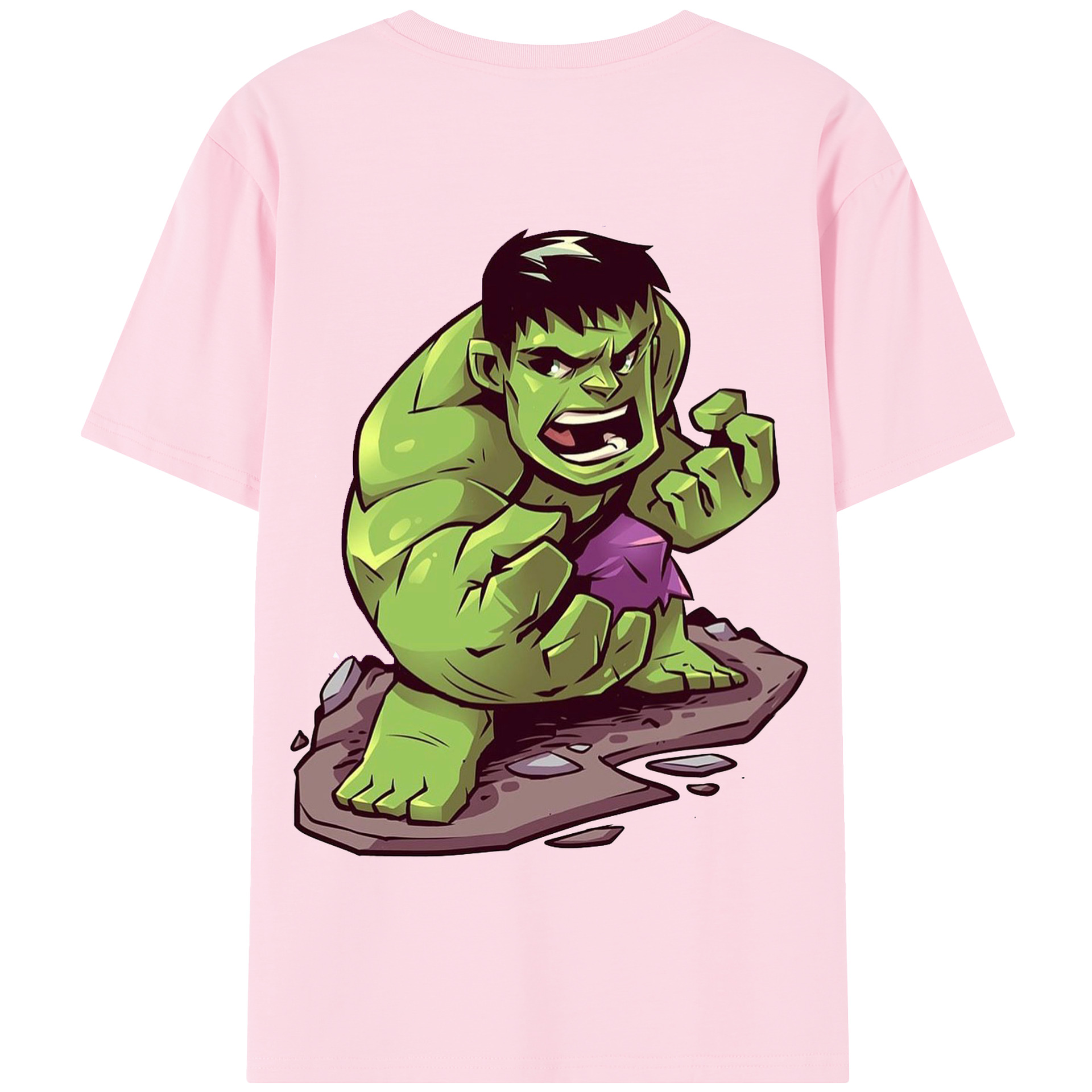 （画像用） アベンジャーズ The Avengers 綿100％半袖Tシャツ（背面プリント）