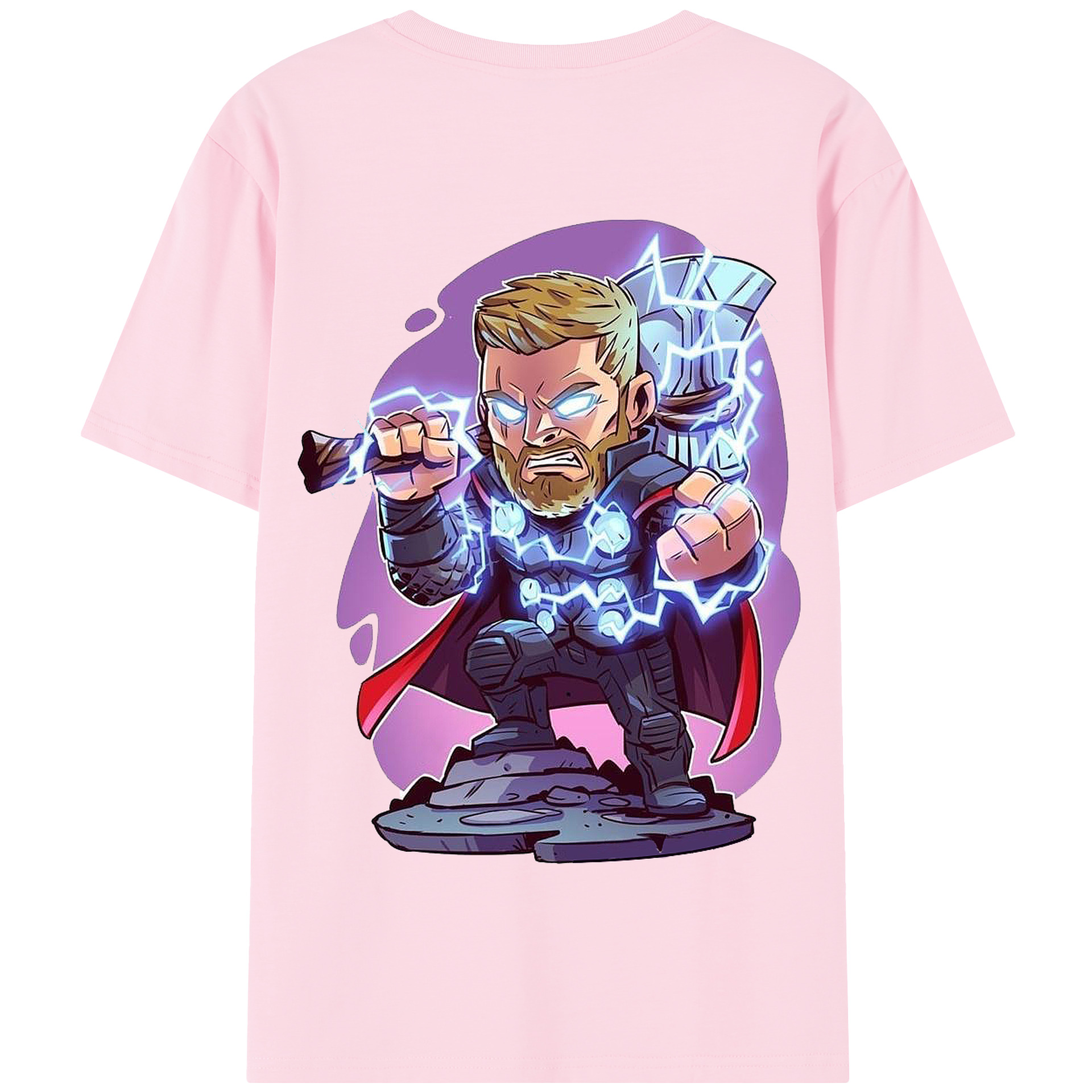 （画像用） アベンジャーズ The Avengers 綿100％半袖Tシャツ（背面プリント）