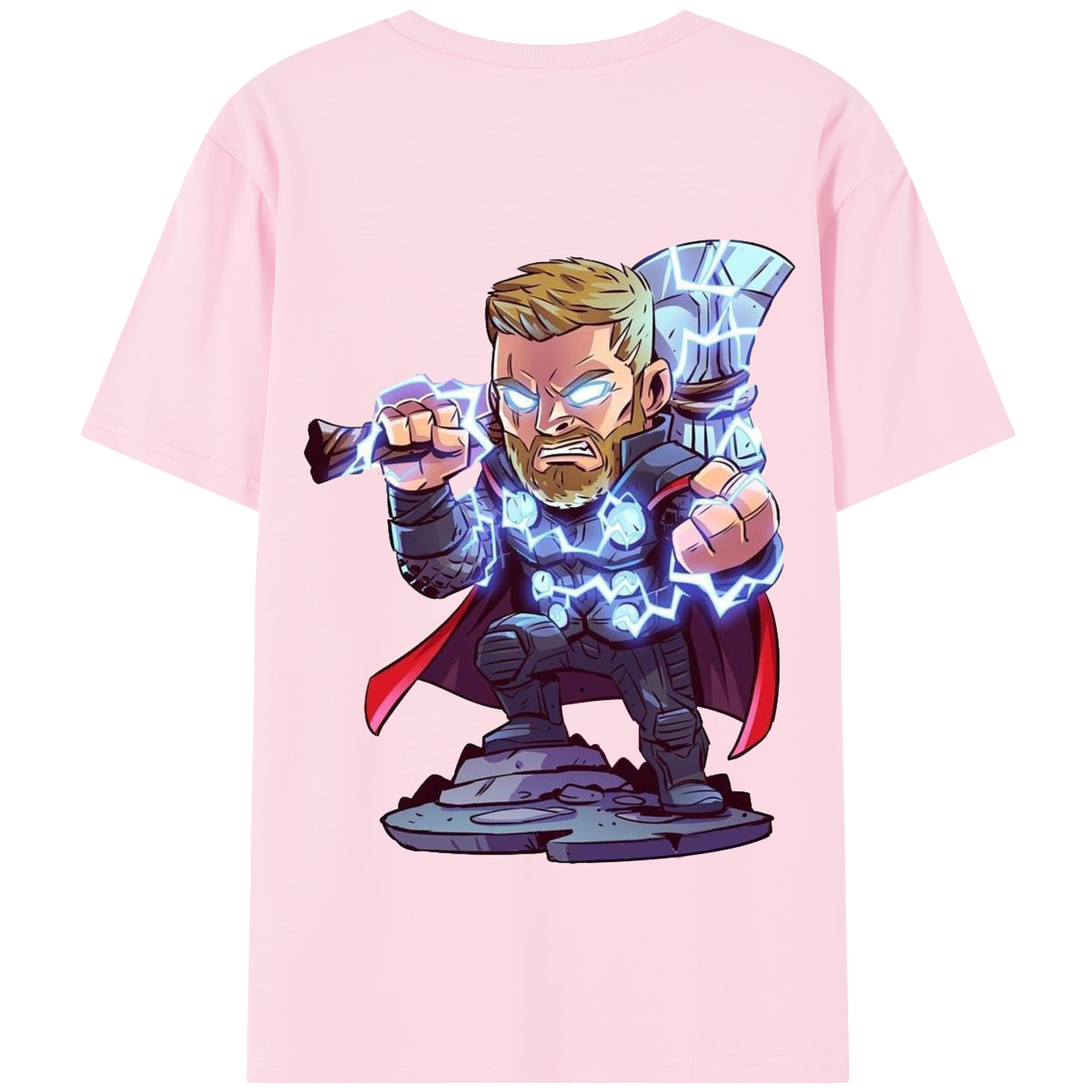 （画像用） アベンジャーズ The Avengers 綿100％半袖Tシャツ（背面プリント）