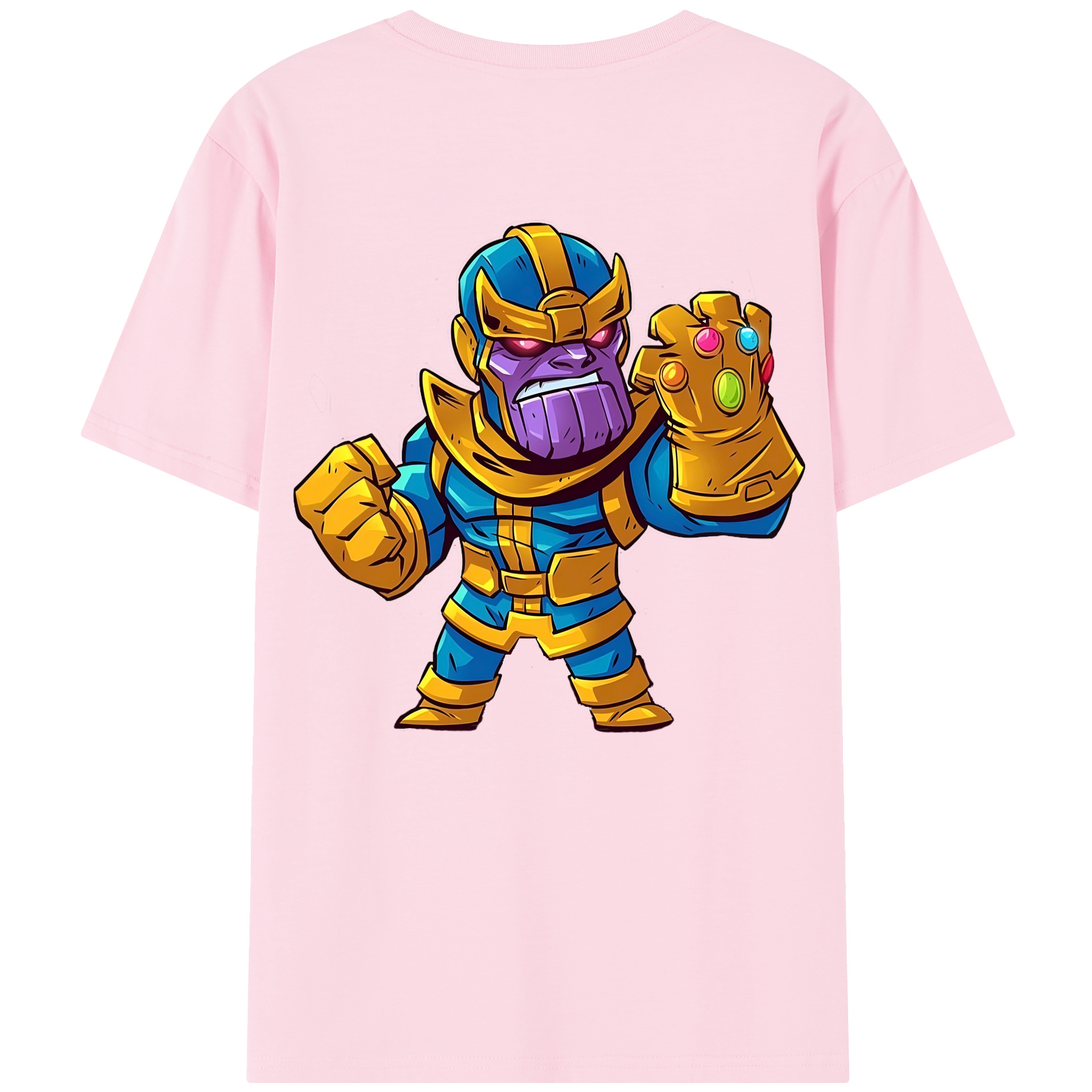 （画像用） アベンジャーズ The Avengers 綿100％半袖Tシャツ（背面プリント）