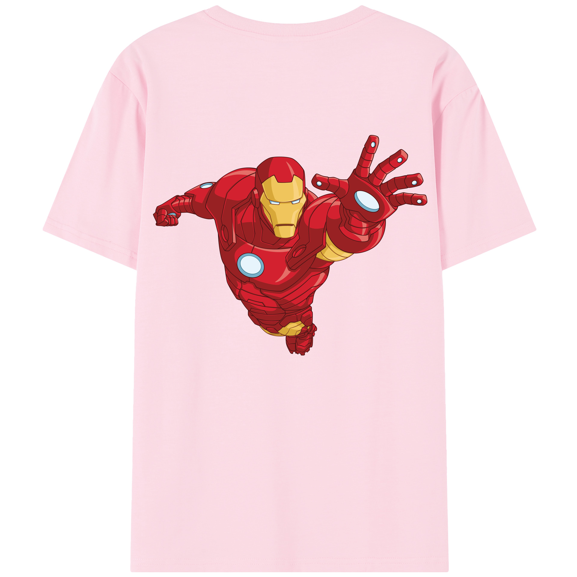 （画像用） アベンジャーズ The Avengers 綿100％半袖Tシャツ（背面プリント）
