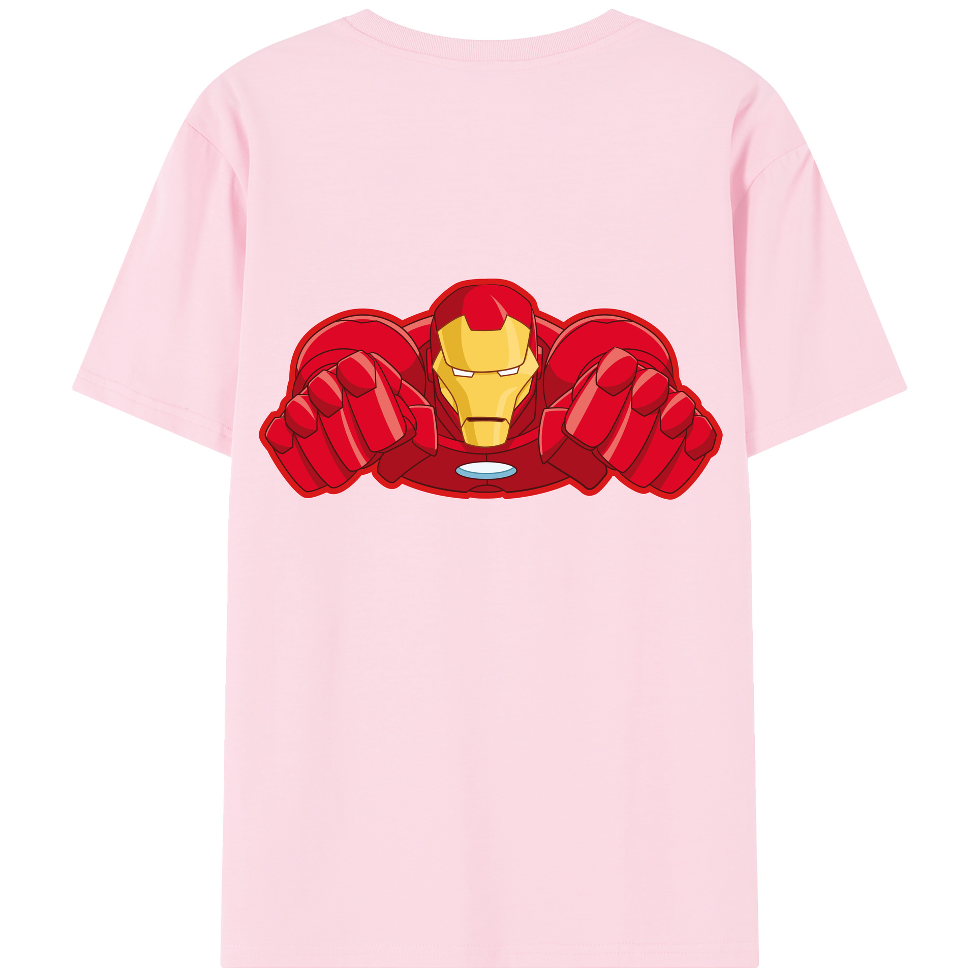（画像用） アベンジャーズ The Avengers 綿100％半袖Tシャツ（背面プリント）
