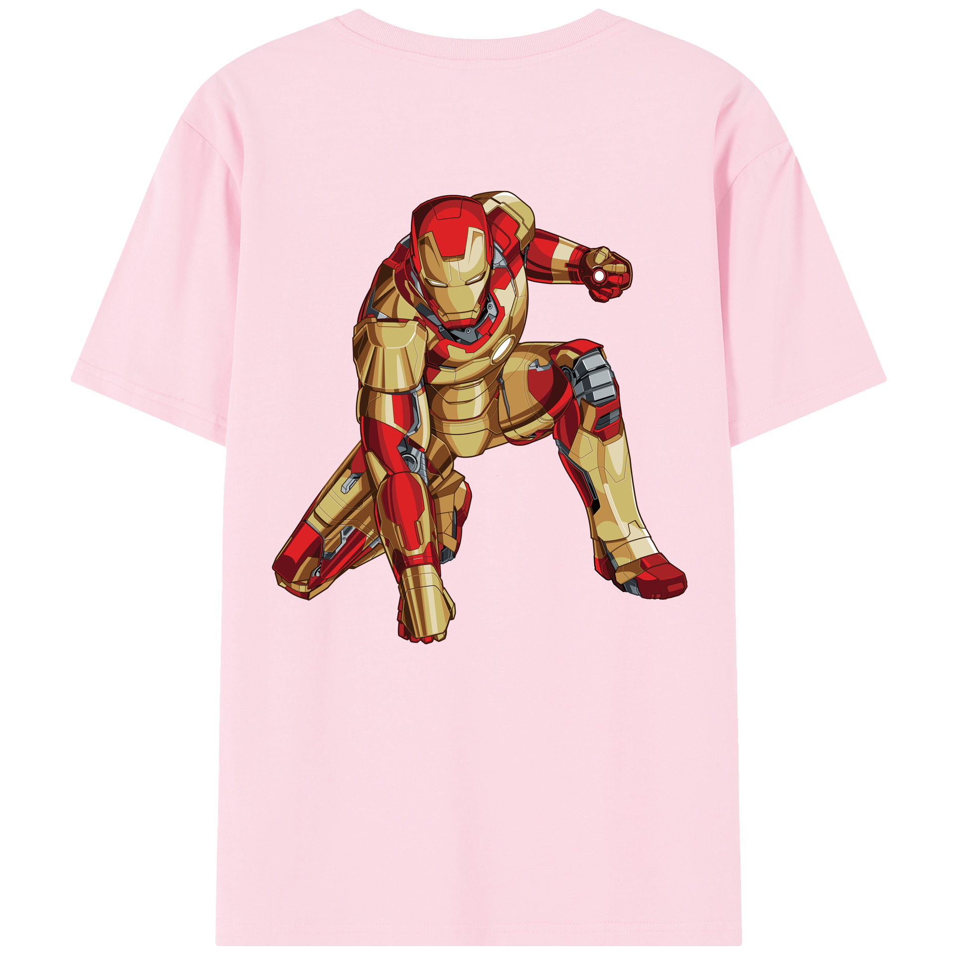 （画像用） アベンジャーズ The Avengers 綿100％半袖Tシャツ（背面プリント）