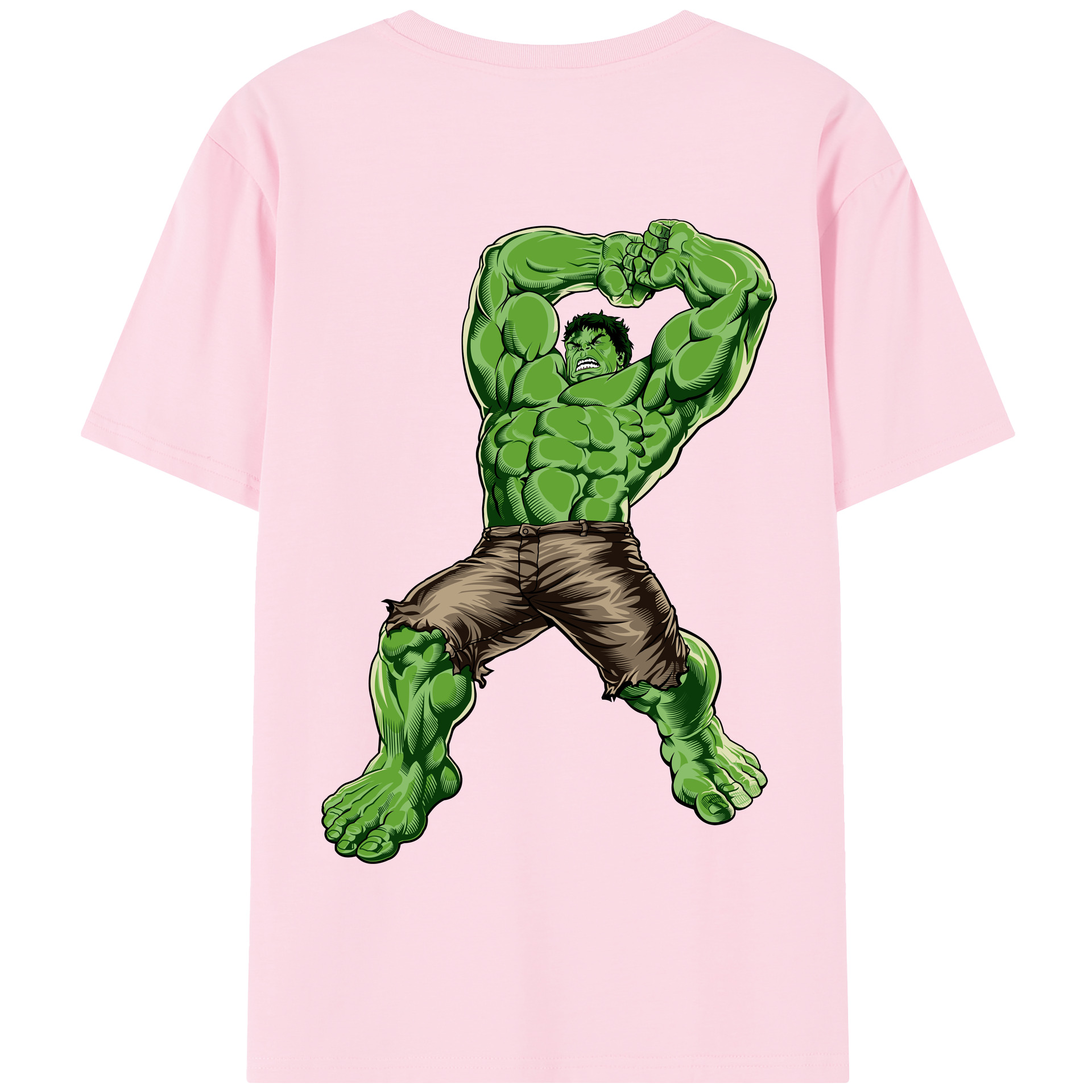 （画像用） アベンジャーズ The Avengers 綿100％半袖Tシャツ（背面プリント）