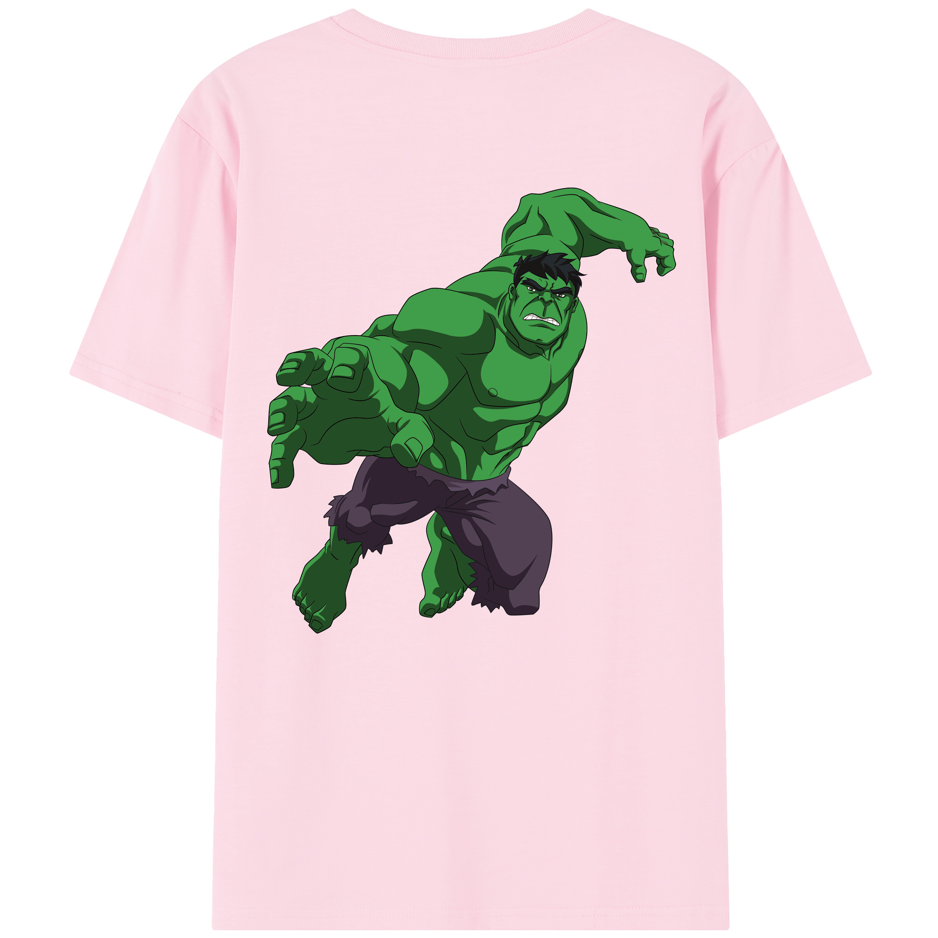 （画像用） アベンジャーズ The Avengers 綿100％半袖Tシャツ（背面プリント）