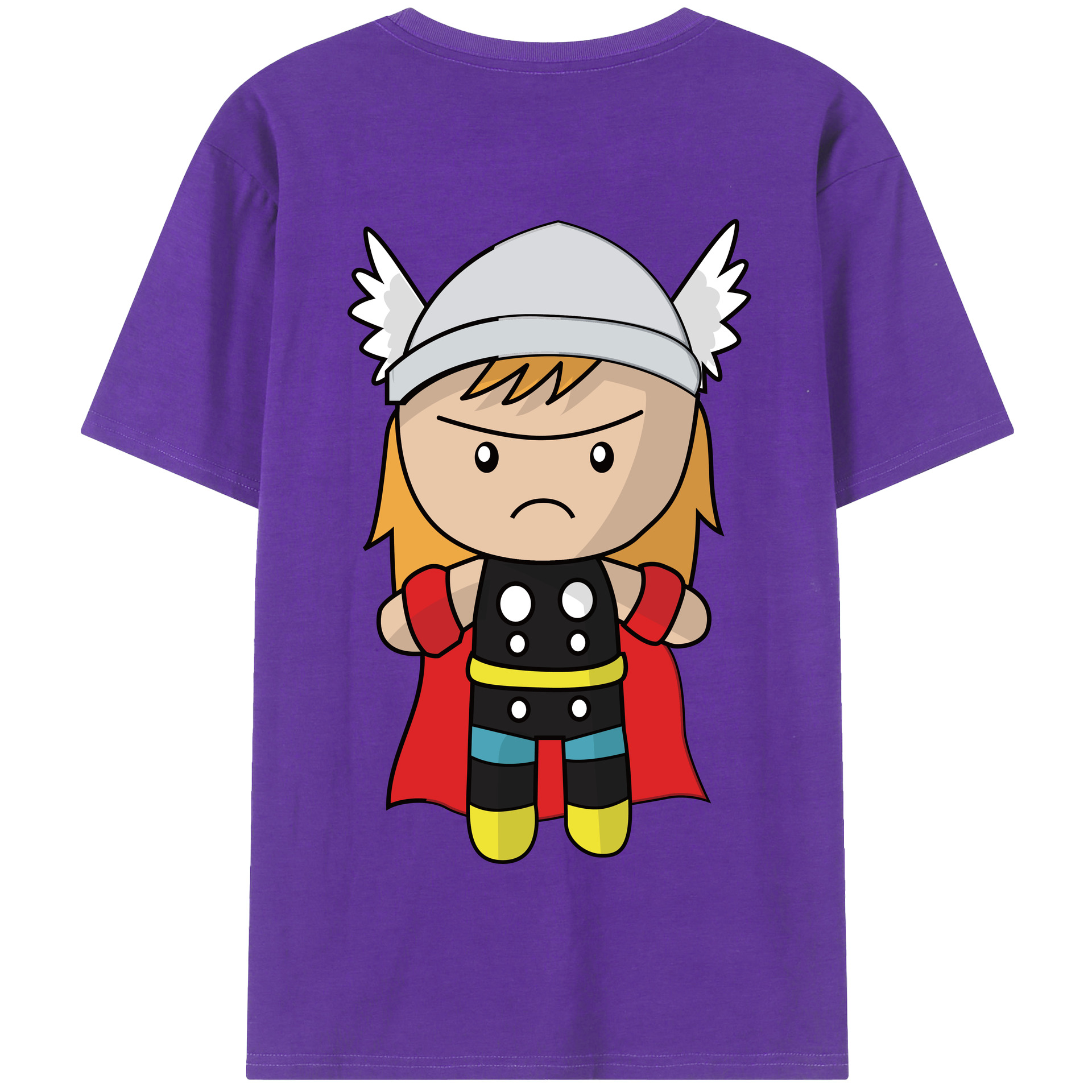 （画像用） アベンジャーズ The Avengers 綿100％半袖Tシャツ（背面プリント）