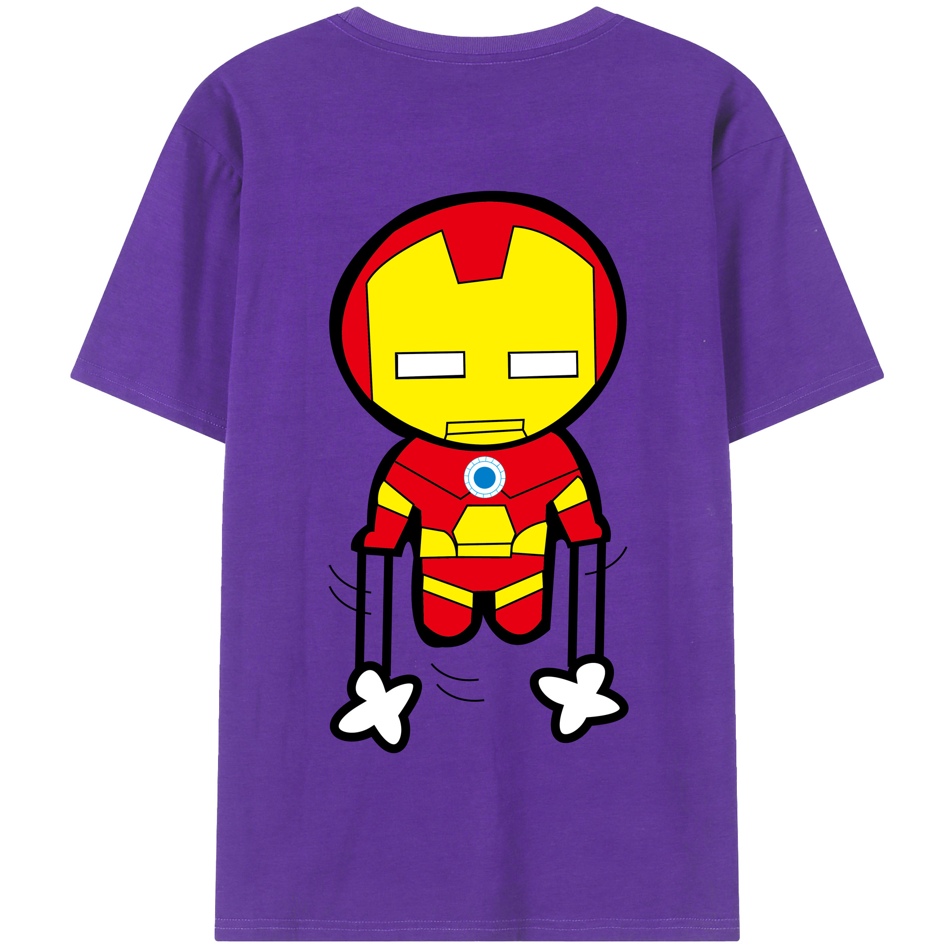 （画像用） アベンジャーズ The Avengers 綿100％半袖Tシャツ（背面プリント）
