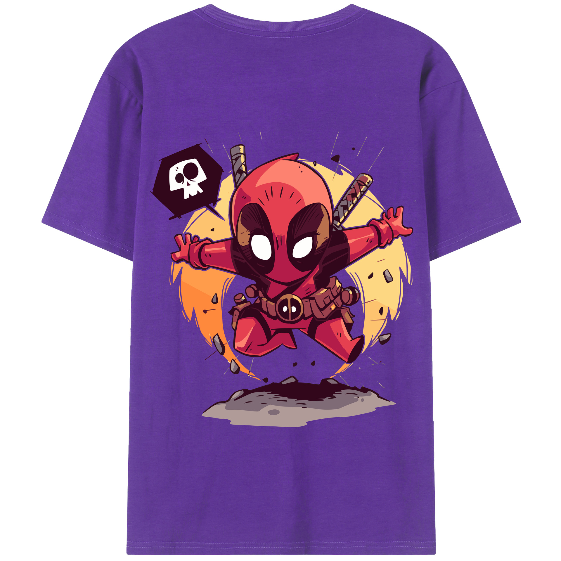 （画像用） アベンジャーズ The Avengers 綿100％半袖Tシャツ（背面プリント）
