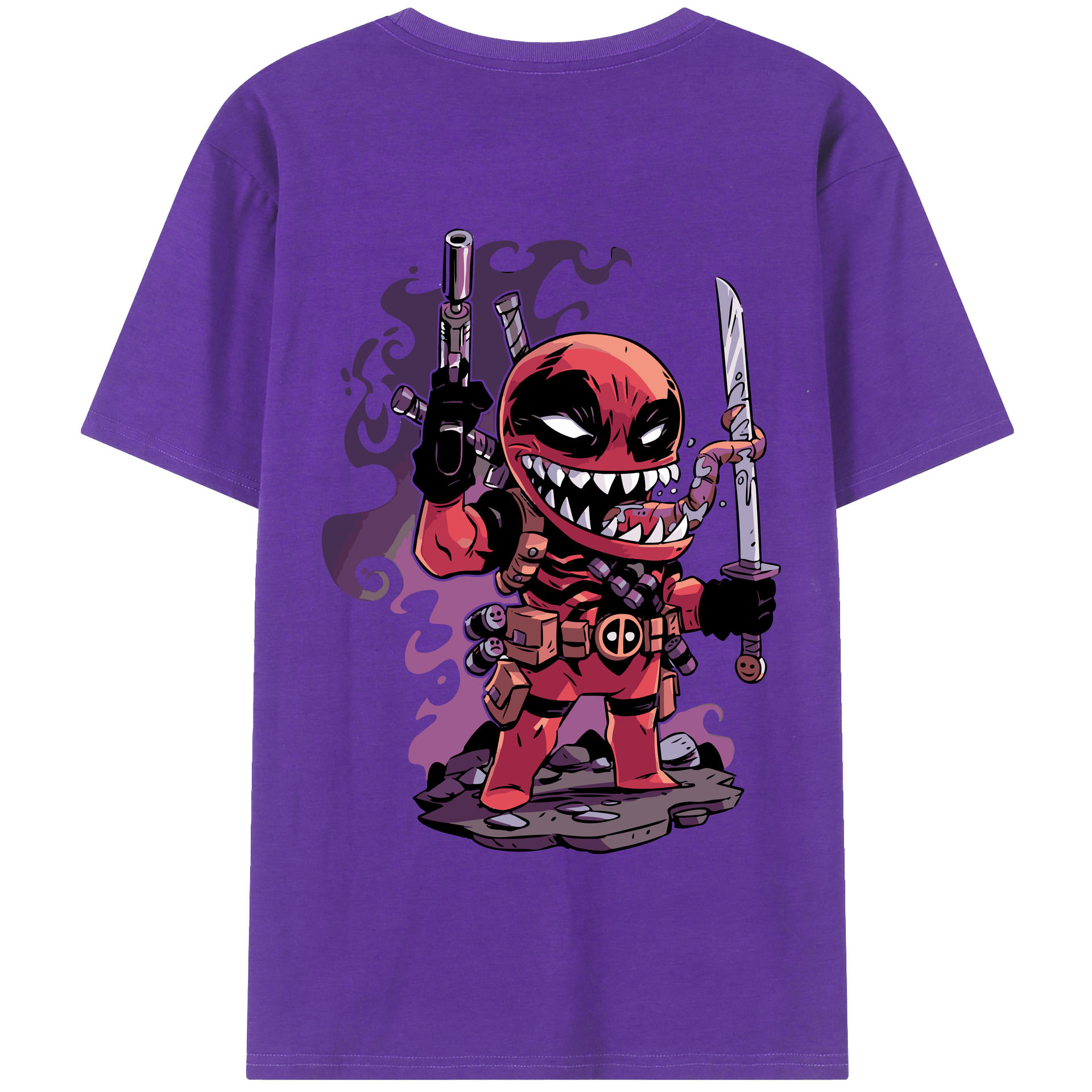 （画像用） アベンジャーズ The Avengers 綿100％半袖Tシャツ（背面プリント）