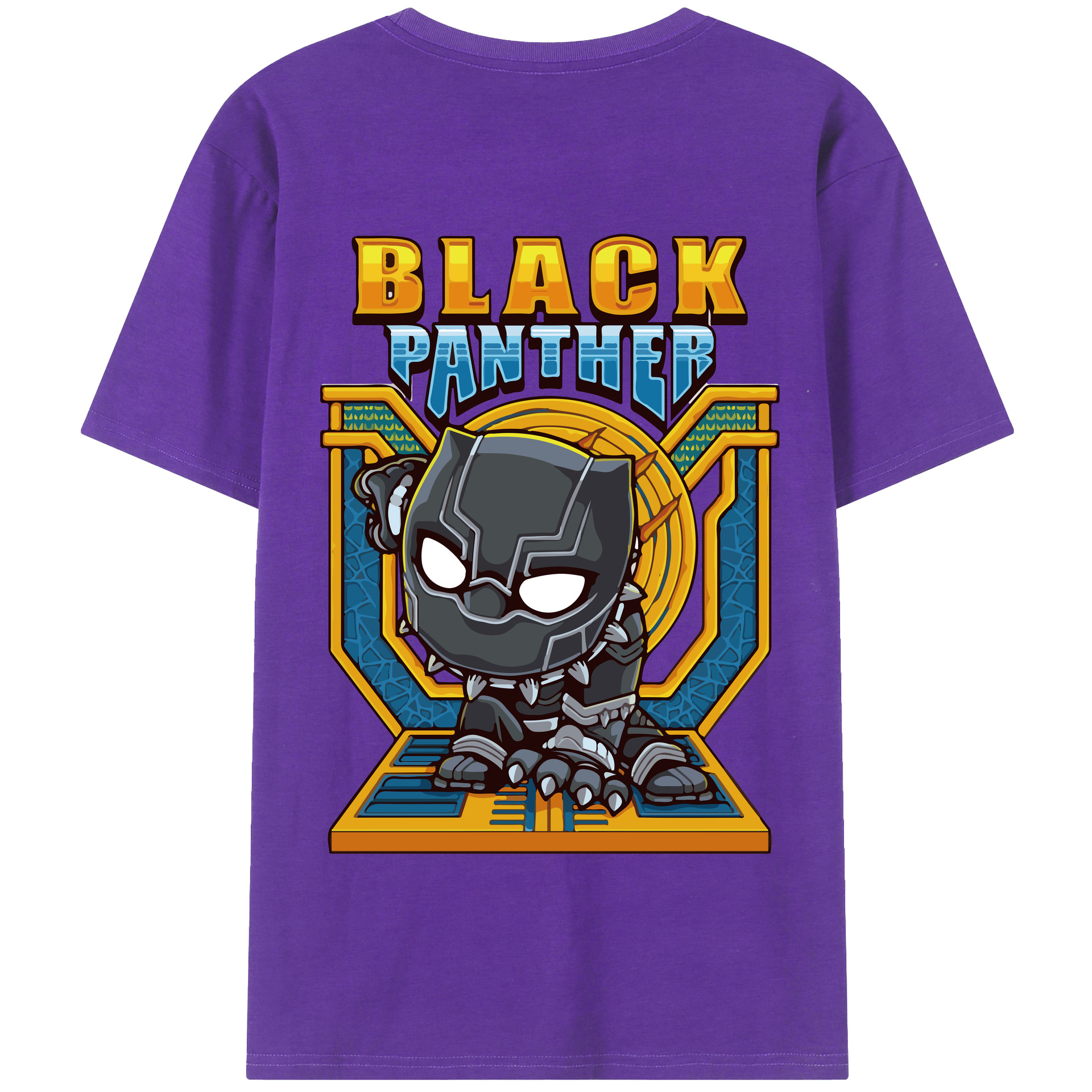 （画像用） アベンジャーズ The Avengers 綿100％半袖Tシャツ（背面プリント）