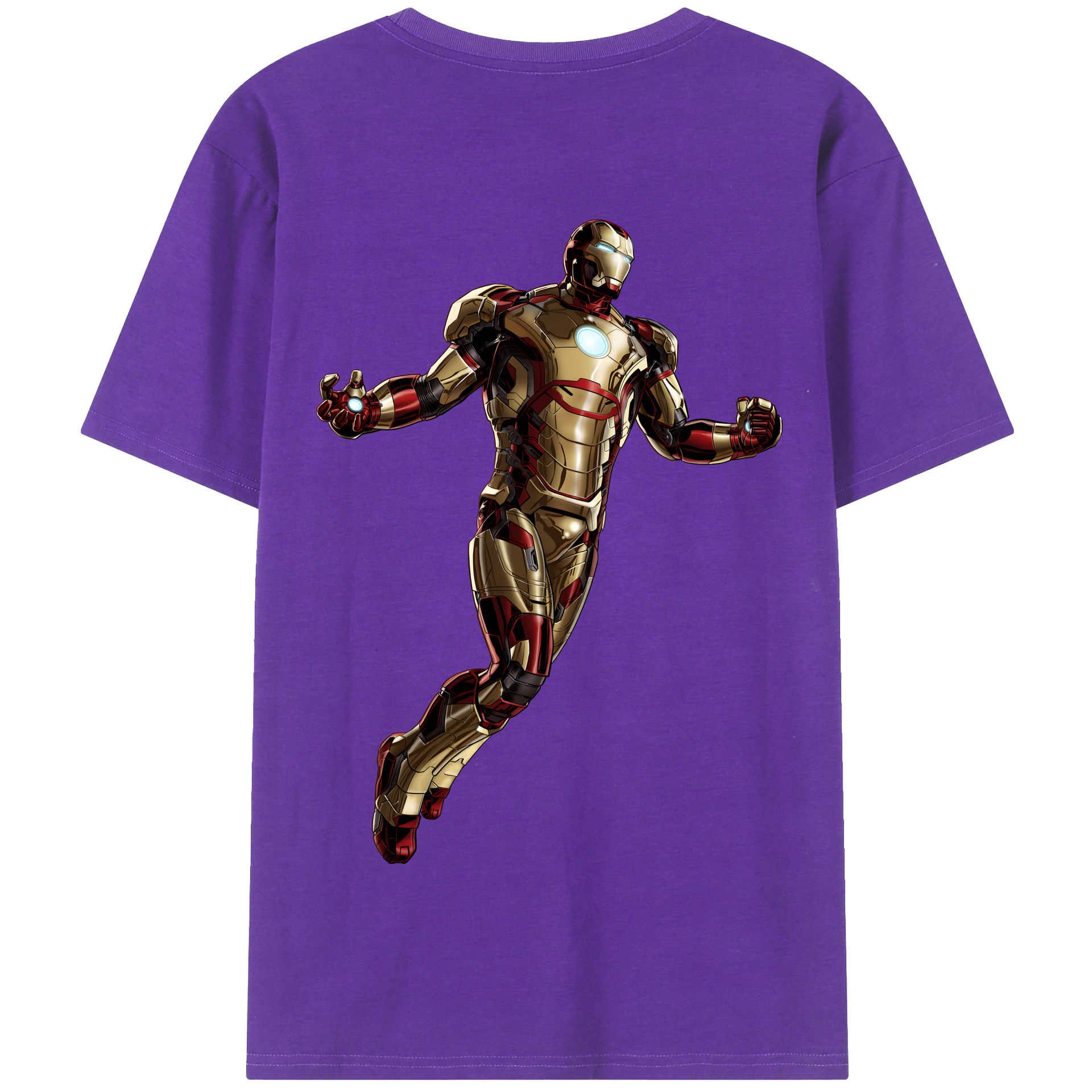 （画像用） アベンジャーズ The Avengers 綿100％半袖Tシャツ（背面プリント）