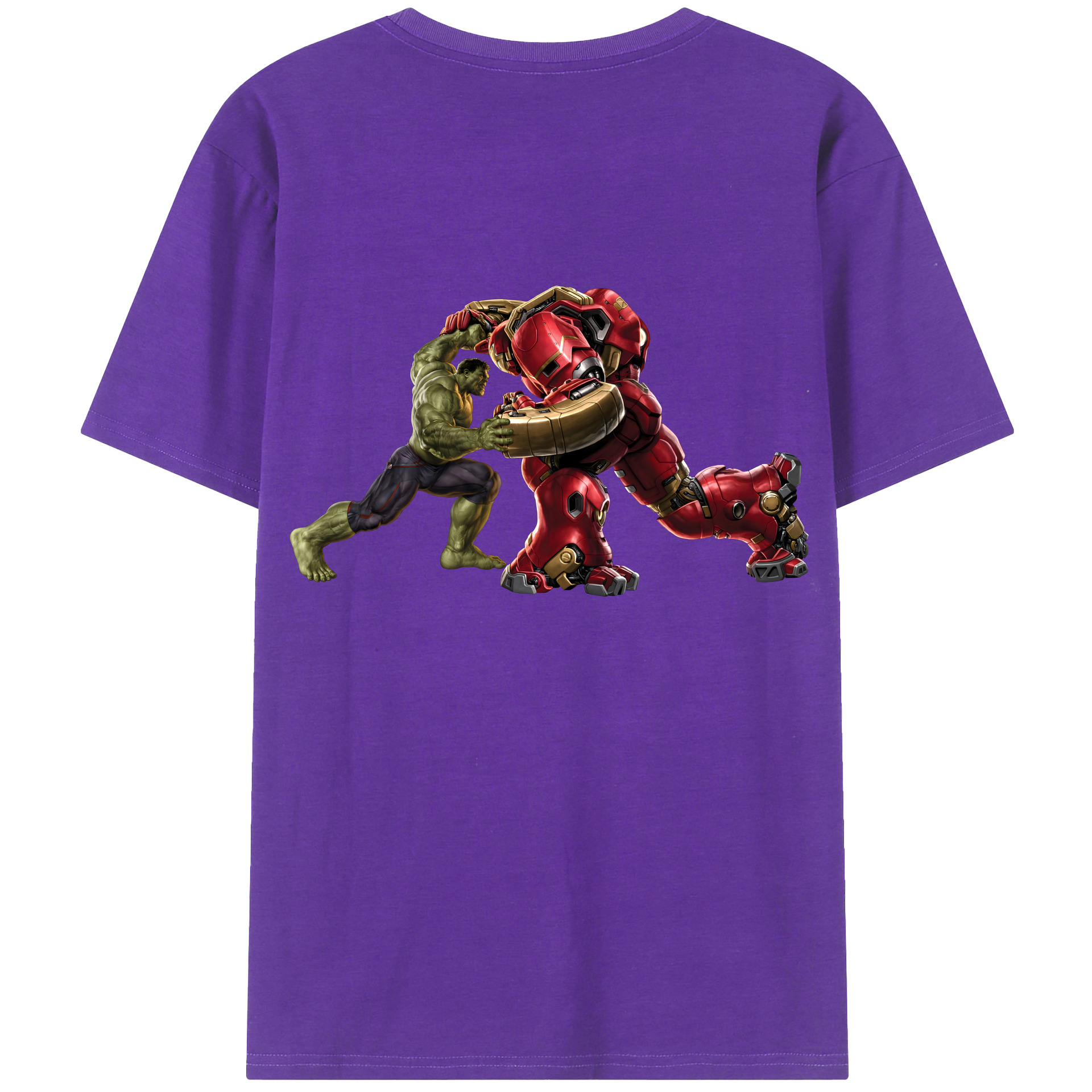 （画像用） アベンジャーズ The Avengers 綿100％半袖Tシャツ（背面プリント）