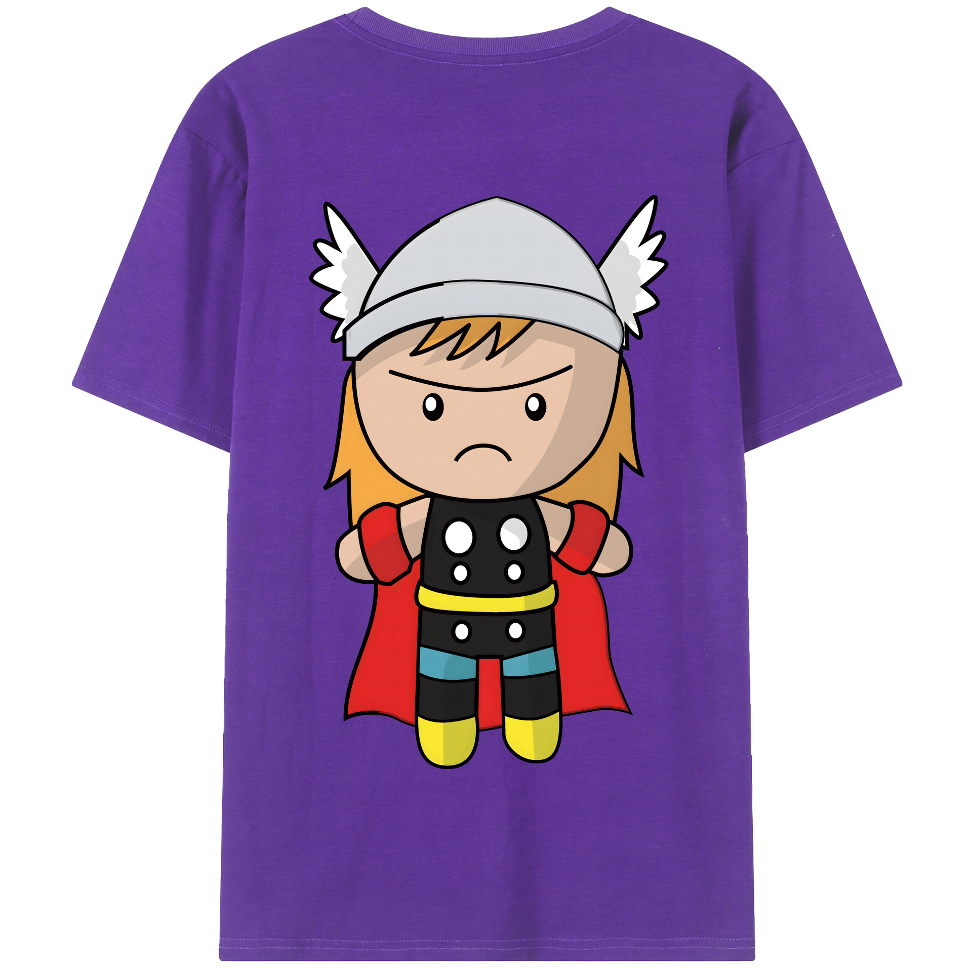 （画像用） アベンジャーズ The Avengers 綿100％半袖Tシャツ（背面プリント）