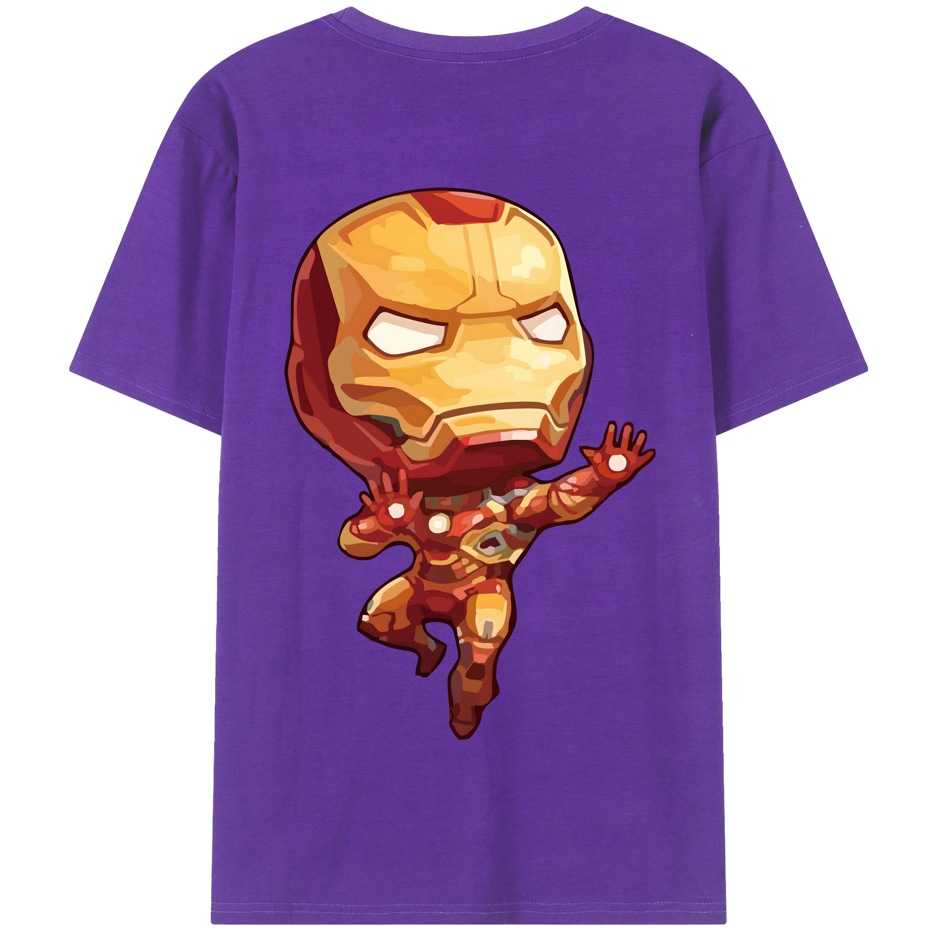 （画像用） アベンジャーズ The Avengers 綿100％半袖Tシャツ（背面プリント）
